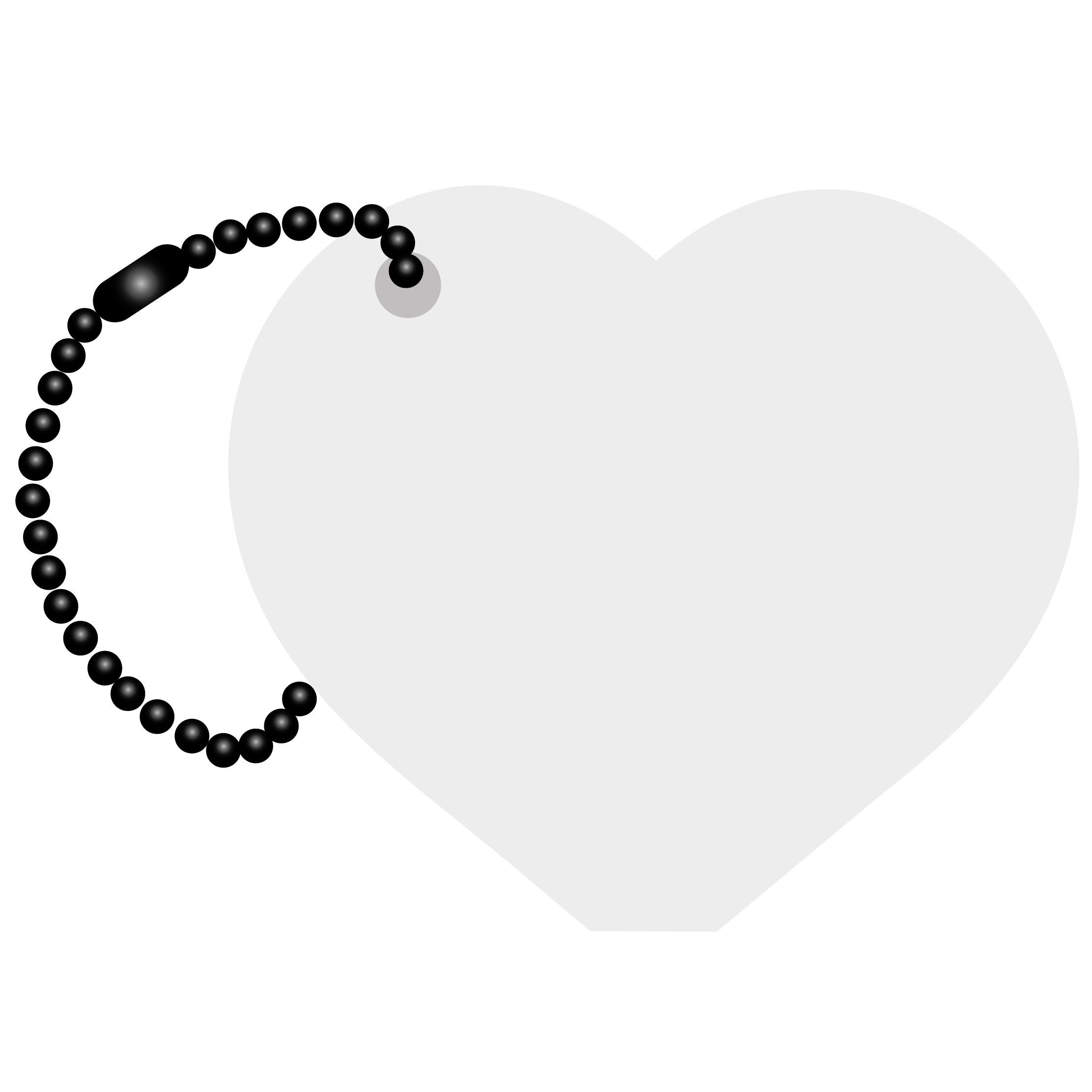 Heart Key Tag 18