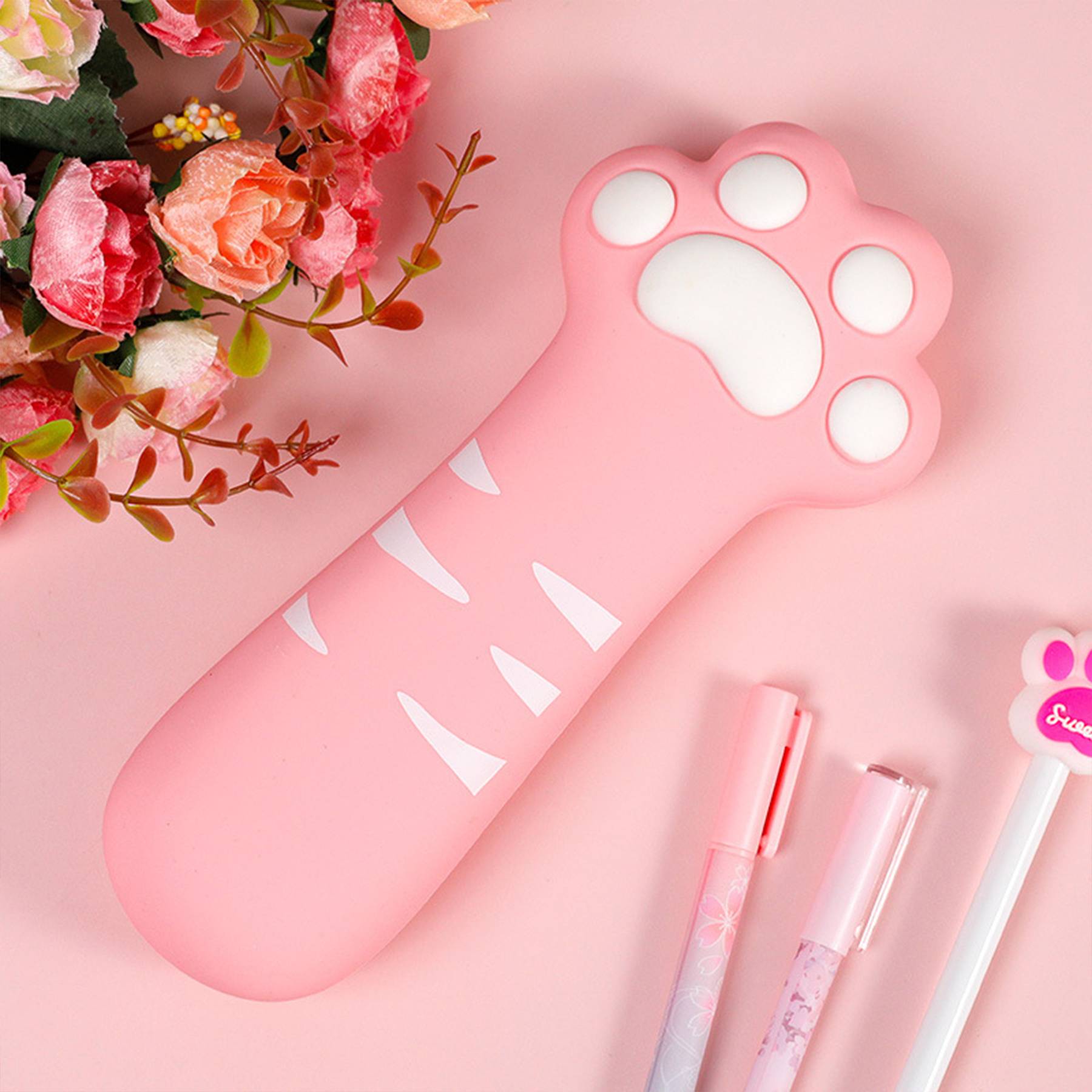 Cat's claw silicone stationery bag pencil-case 5