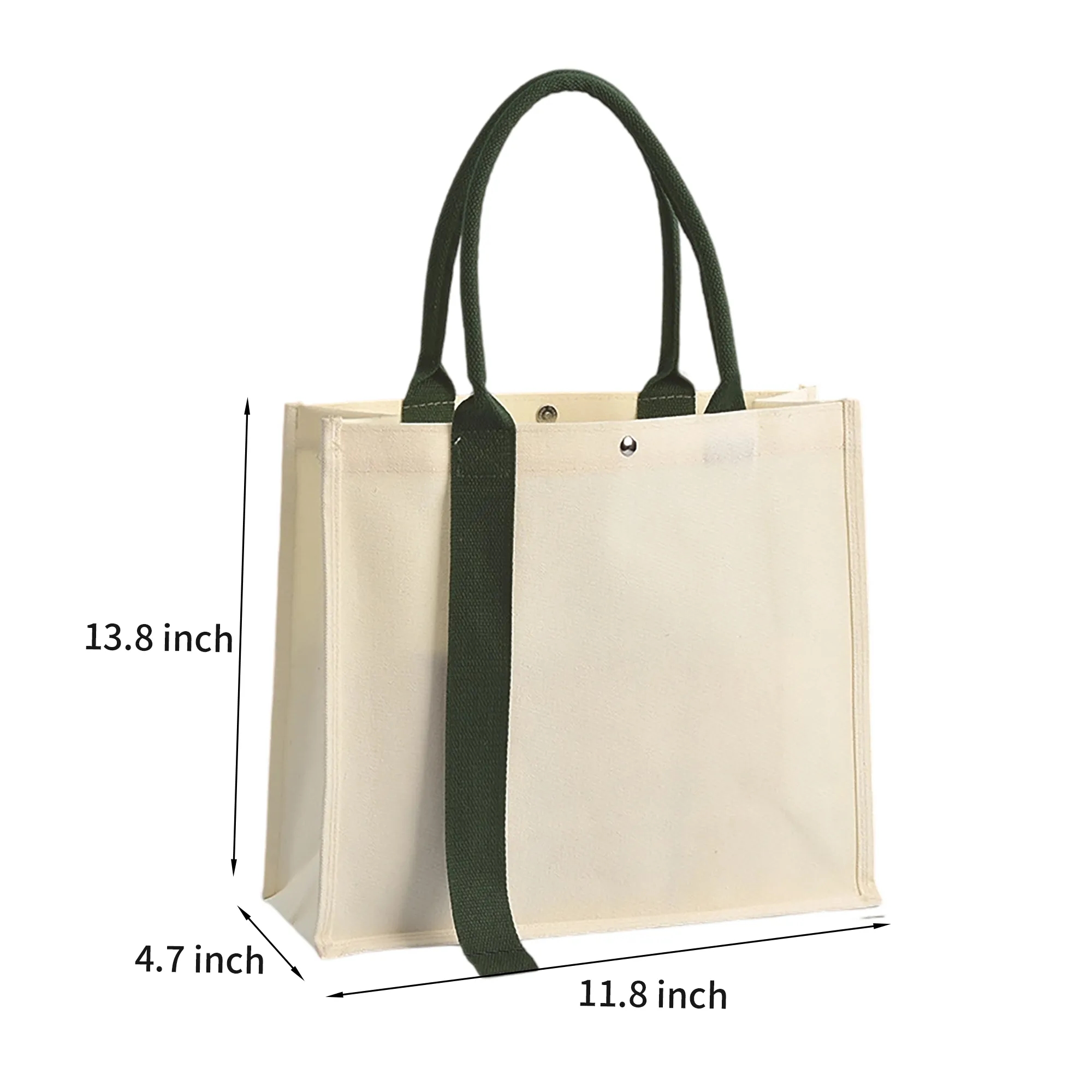Canvas Organizer Tote, custom tote bag with logo imprint 7