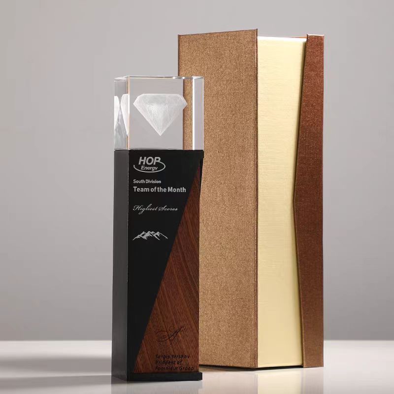 Crystal Trophy Award 6