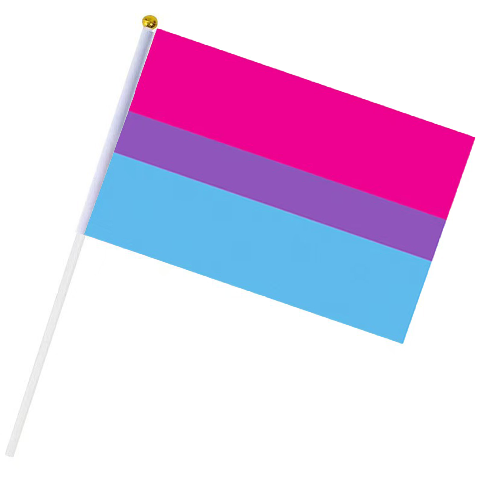 Polyester Hand-Waving Rainbow Flag 8