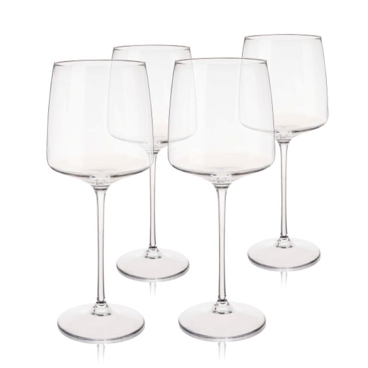 Viski® Reserve Julien Crystal Bordeaux Glass, set of 4 9