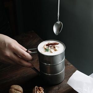 240ml Collapsible Stainless Steel Travel Cup With Key Ring 2