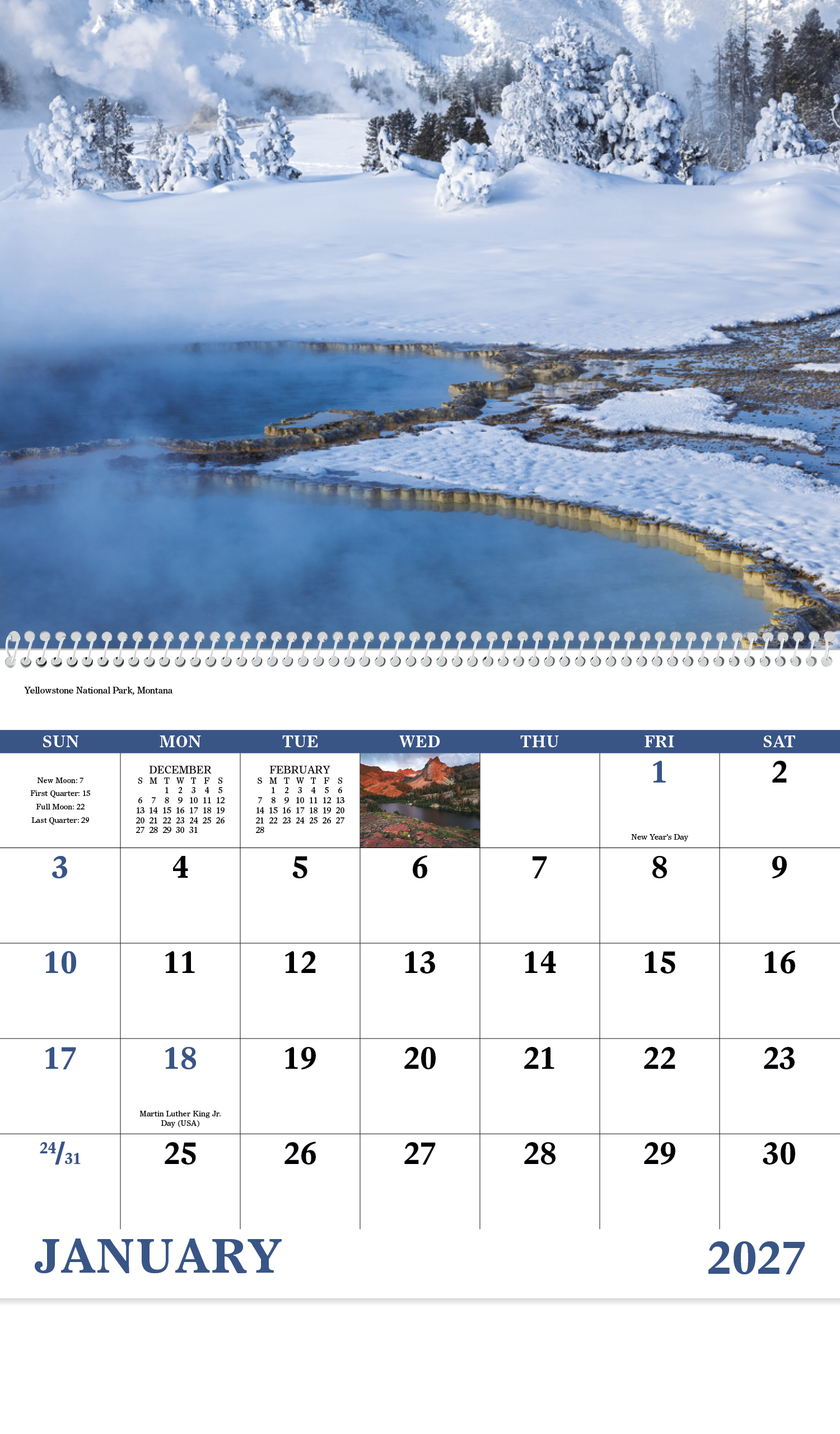 Good Value™ Rocky Mountains - Spiral Calendar 19