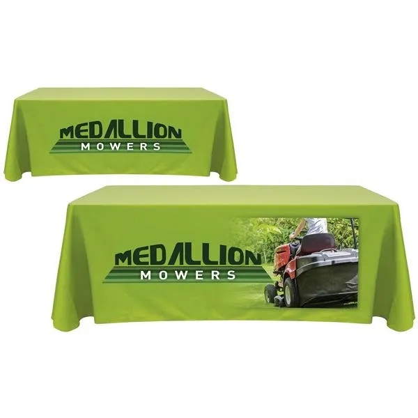 6FT Back Open Fully Printed Table Throw (Sublimated ) 3