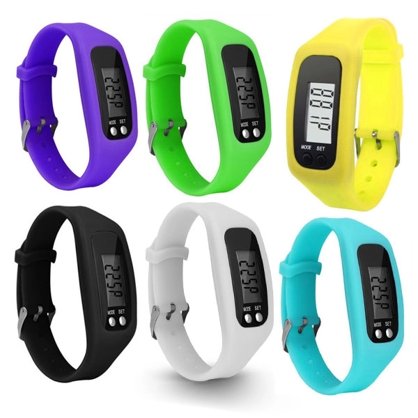 Silicone Wristband Pedometer 3