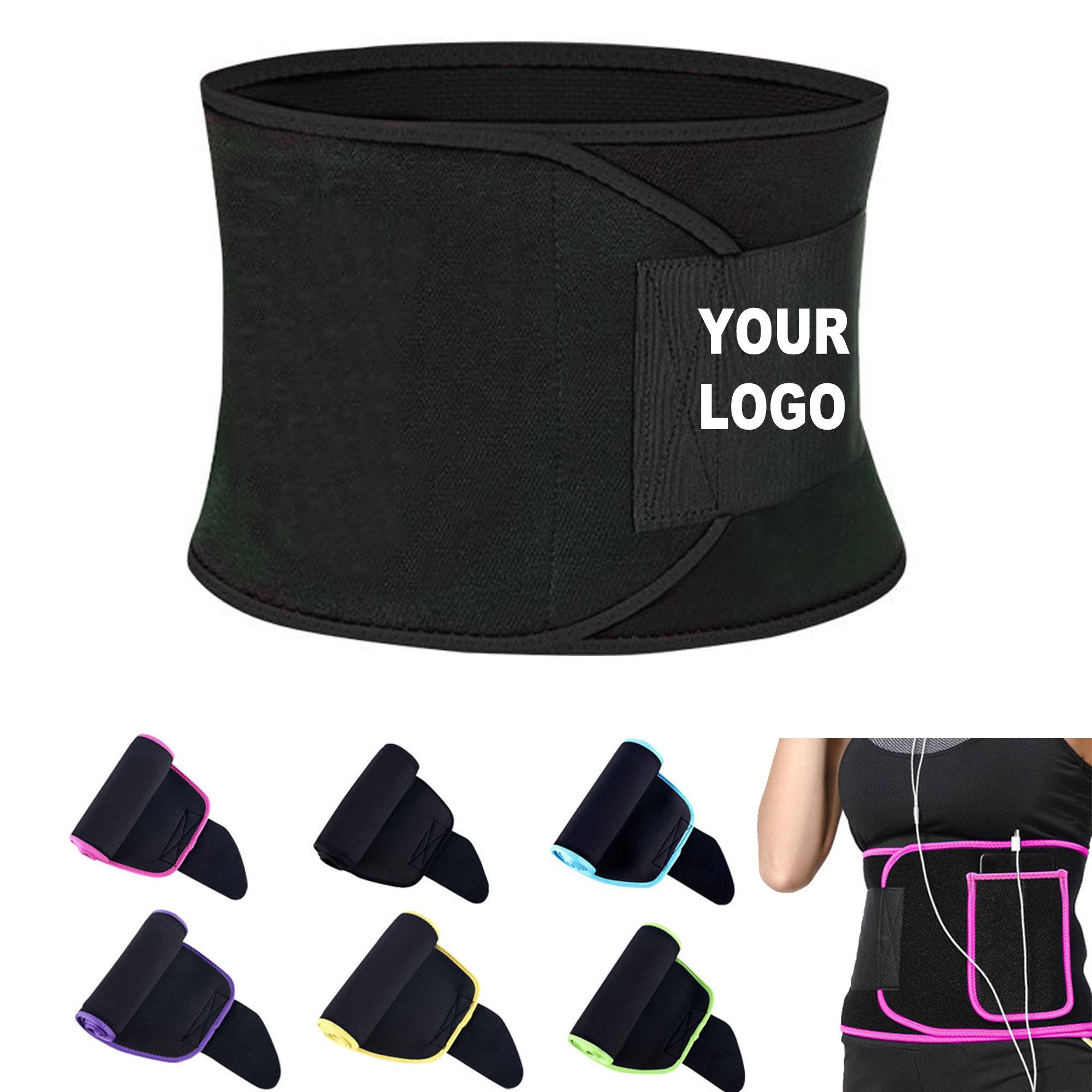 Sweat Waist Training Band Trimmer Belt 4