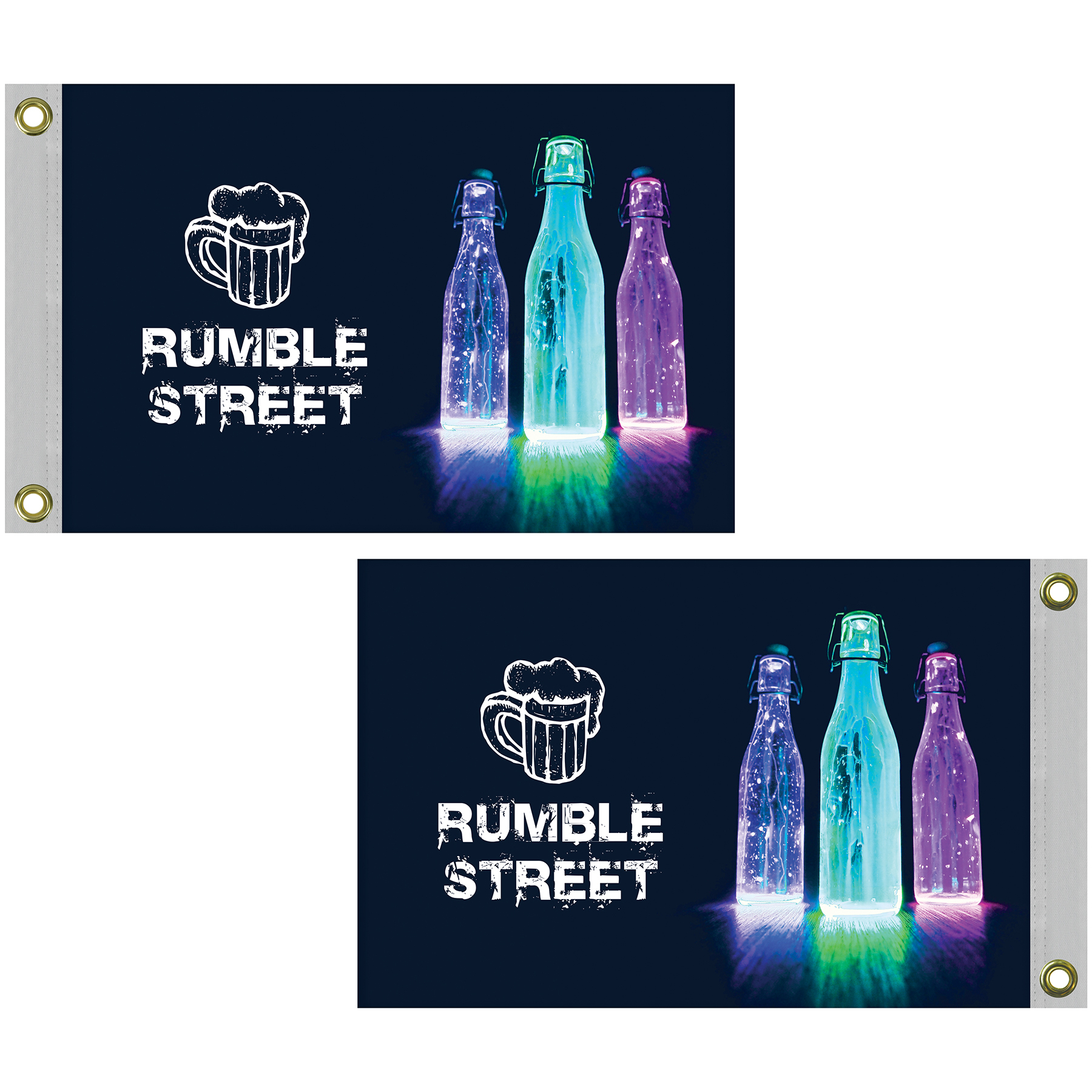 12" x 18" Standard Digitally Printed Double Sided Knit Poly Flag 5