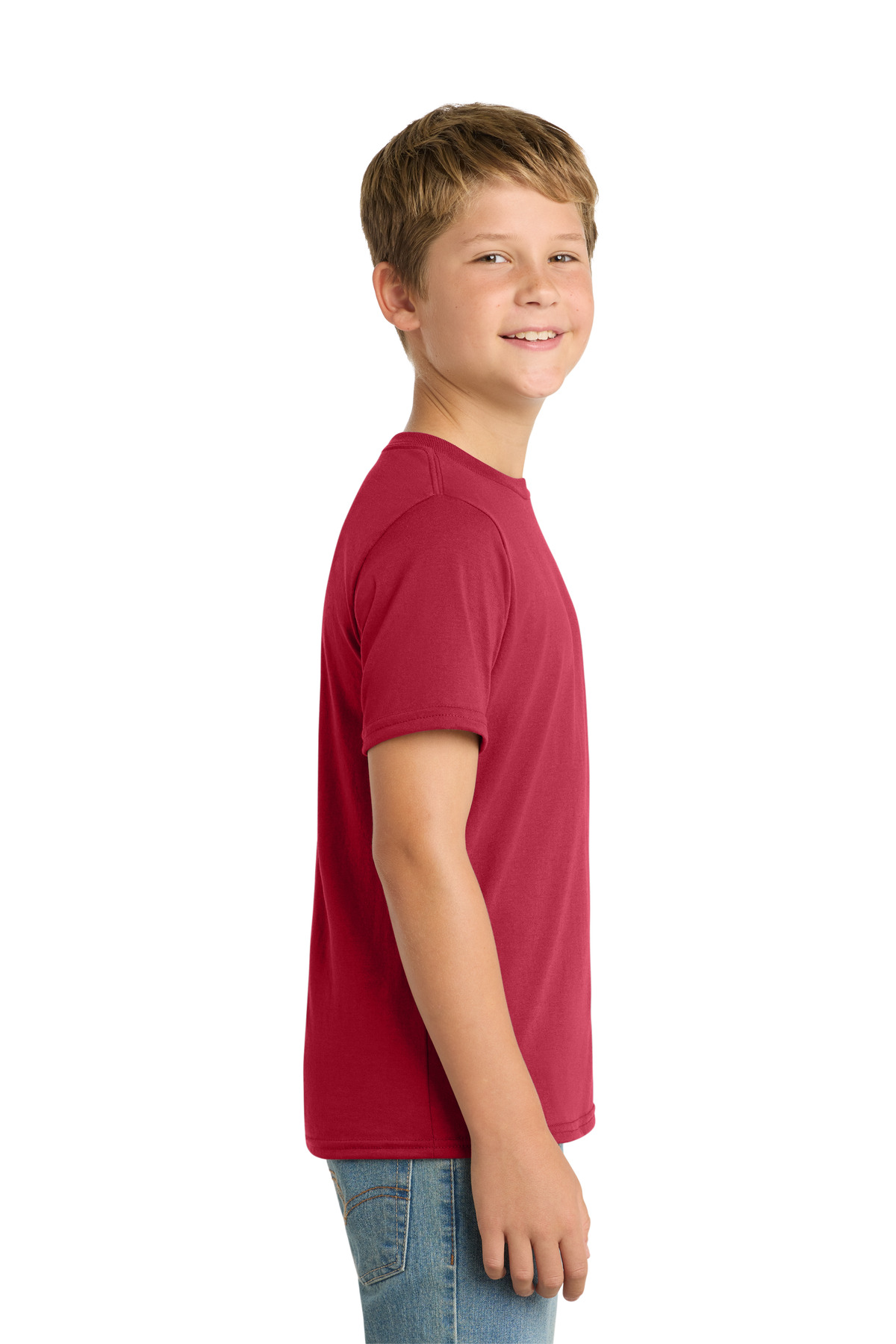 Port & Co Youth Performance Blend Tee. PC381Y 4