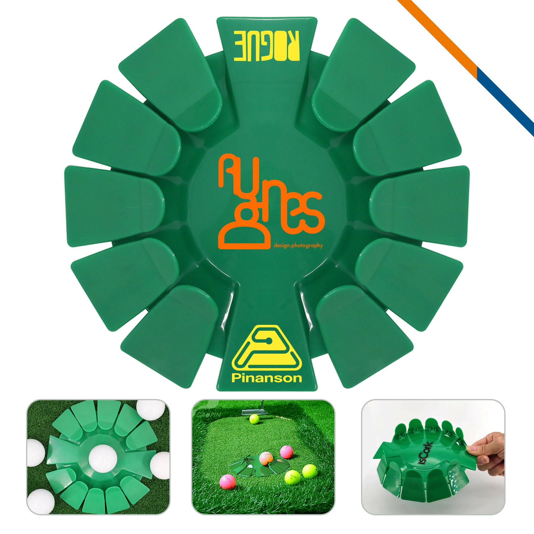 Gritte Golf Putting Cup Set 7