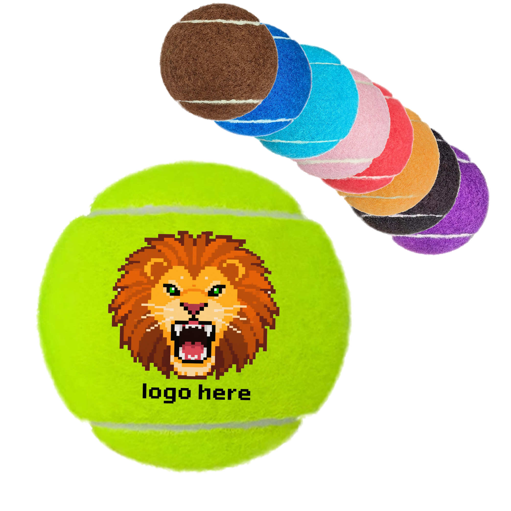 Vibrant Rubber Fetch Training Ball 2