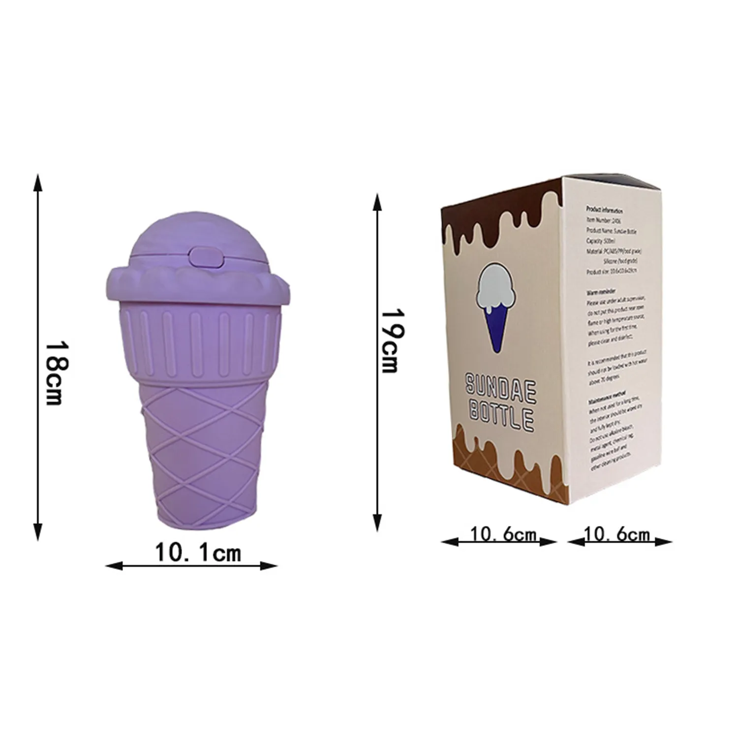 16OZ Ice Cream Plastic Water Cup 3