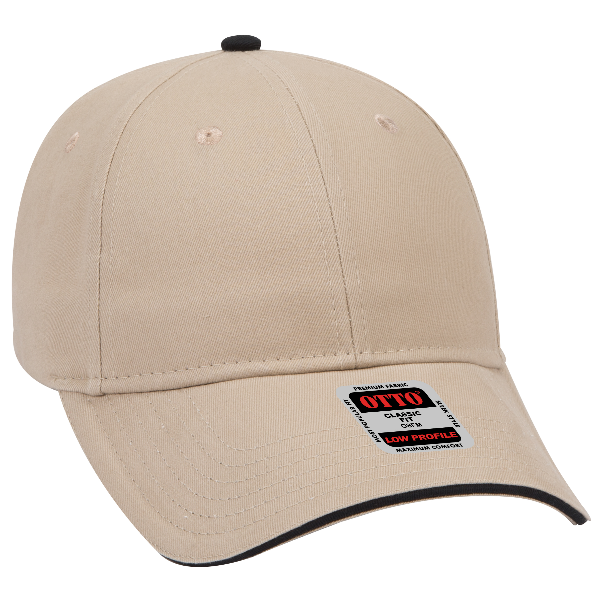 OTTO CAP® 6 Panel Low Profile Baseball Cap 63