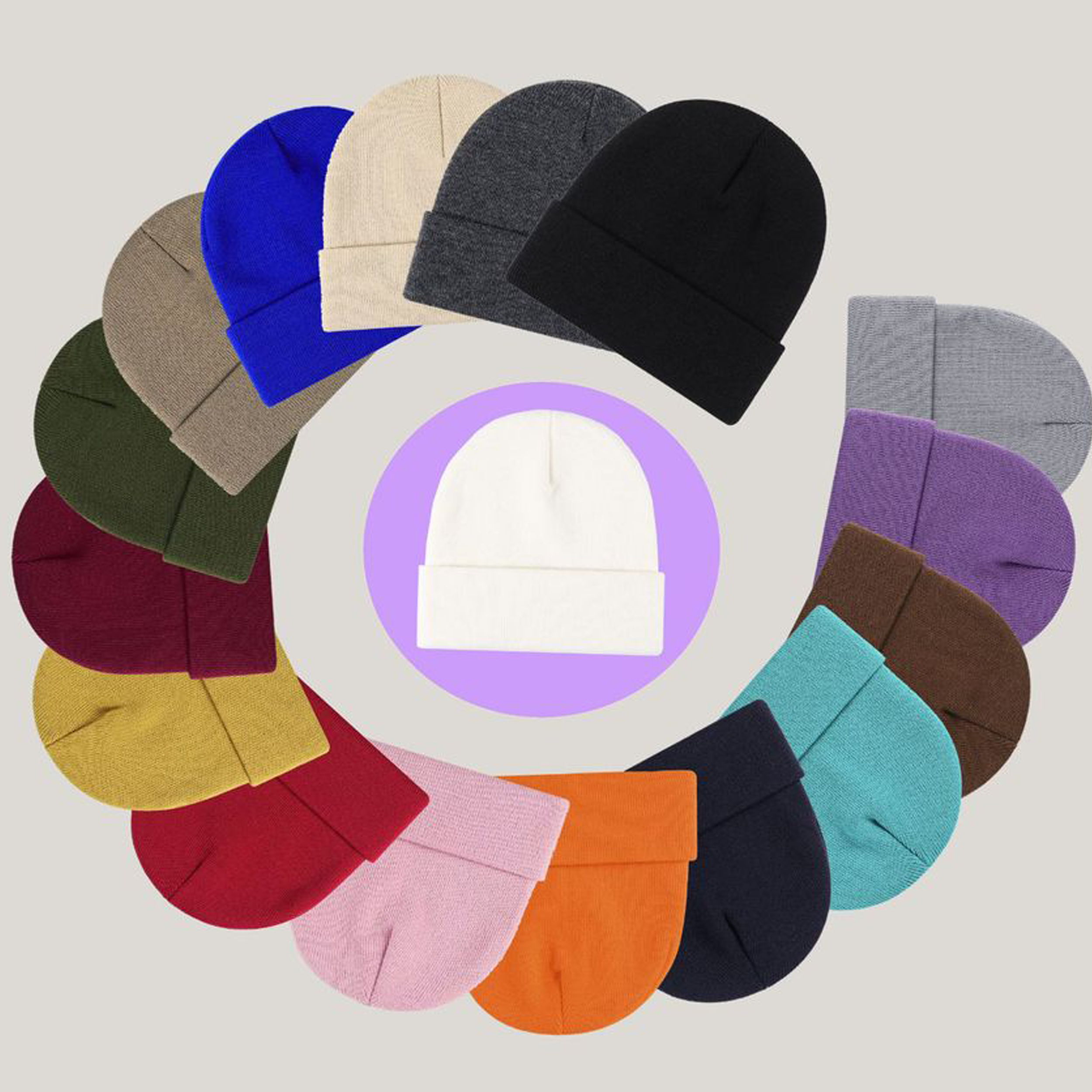 Warm Knit Hat 3
