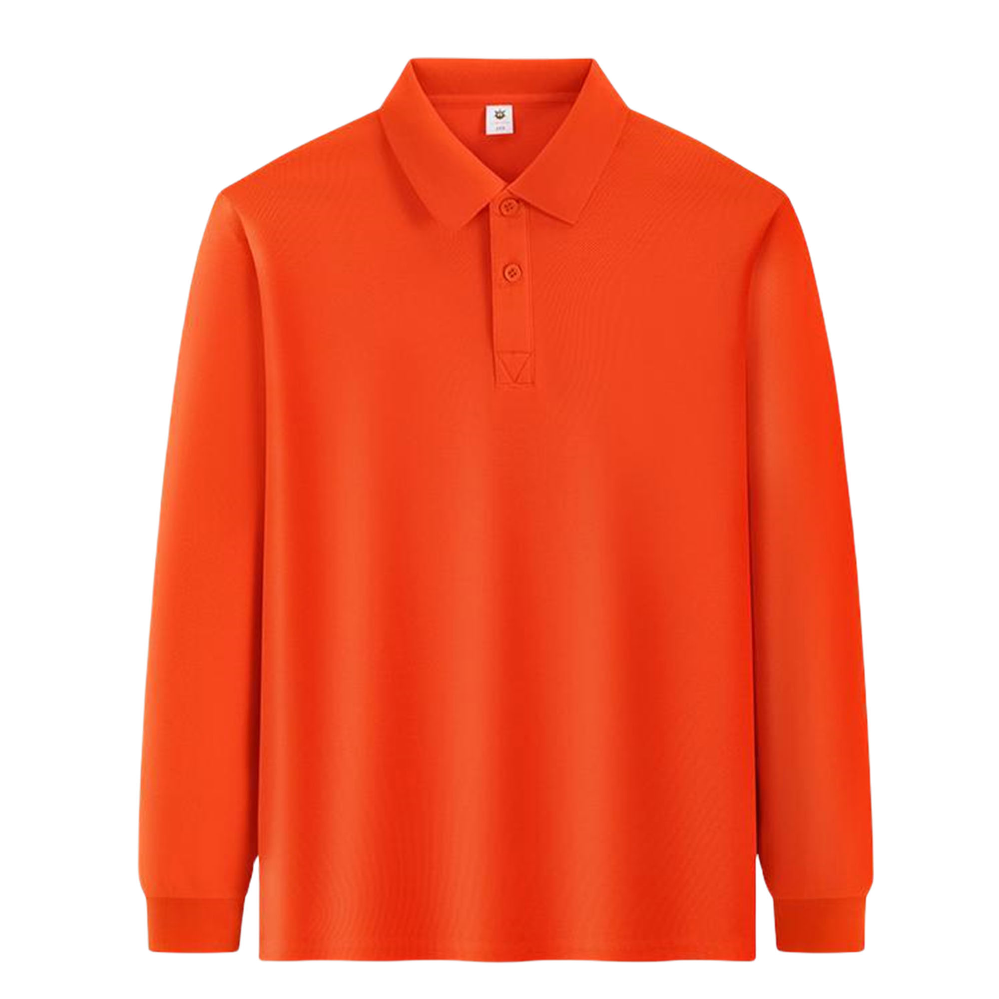 Custom Kids' Poly-Cotton Long Sleeve Polo Shirt for School Sports Events with Printed Design 7