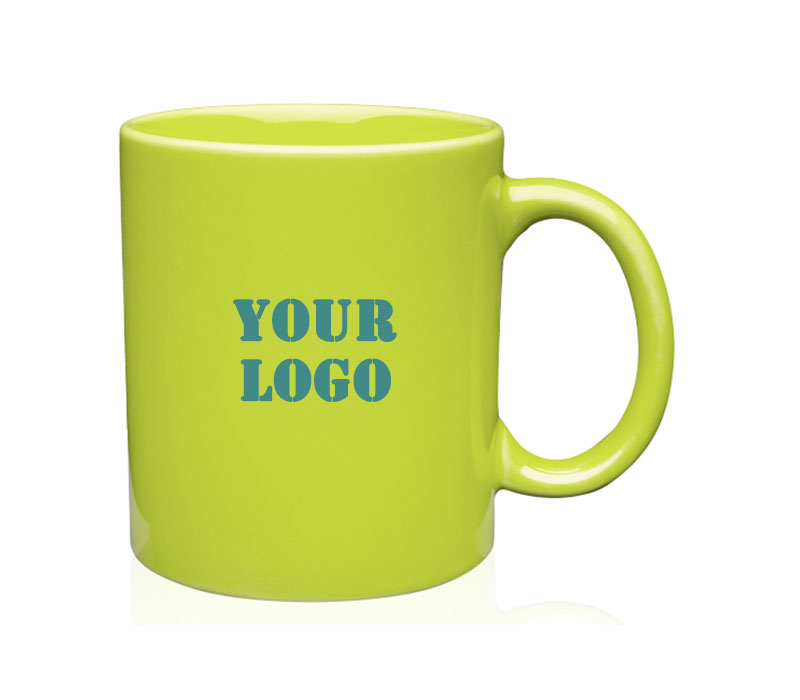 Colored Ceramic Mug, 11 oz. 7