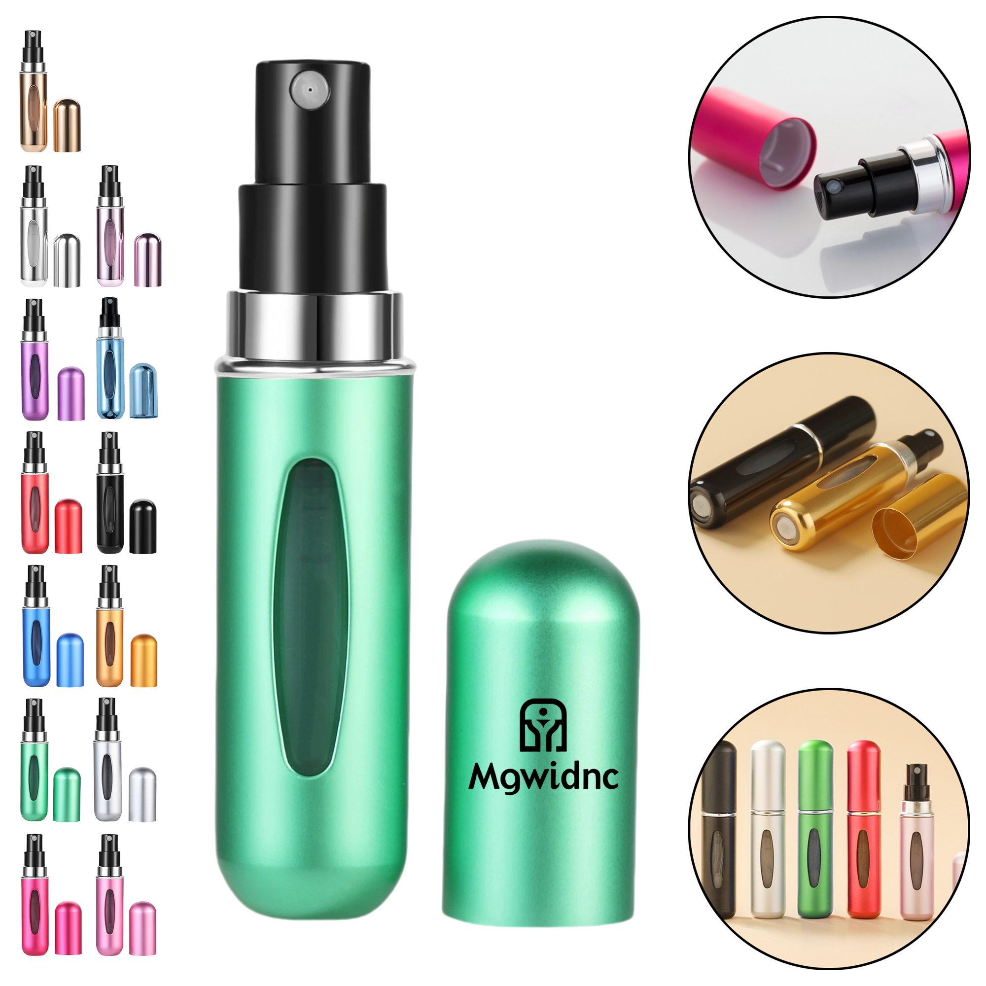 5ml Refillable Perfume Atomizer Bottle with Bottom Pump