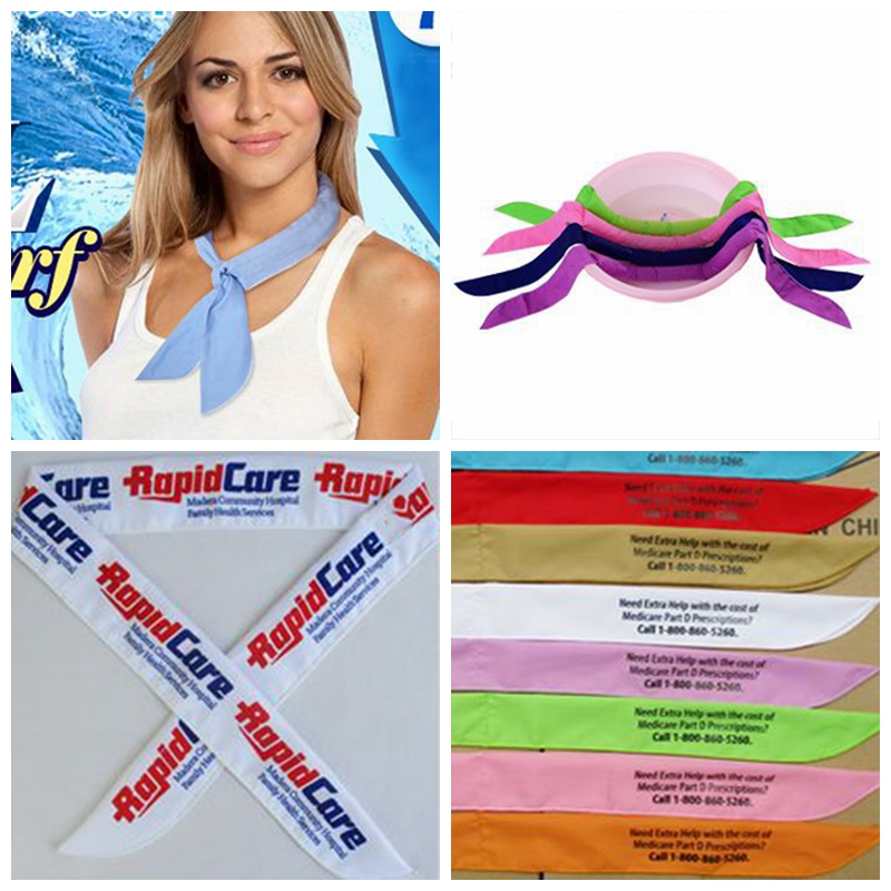 Ice Cooling Scarf, custom sports ball with logo imprint 3
