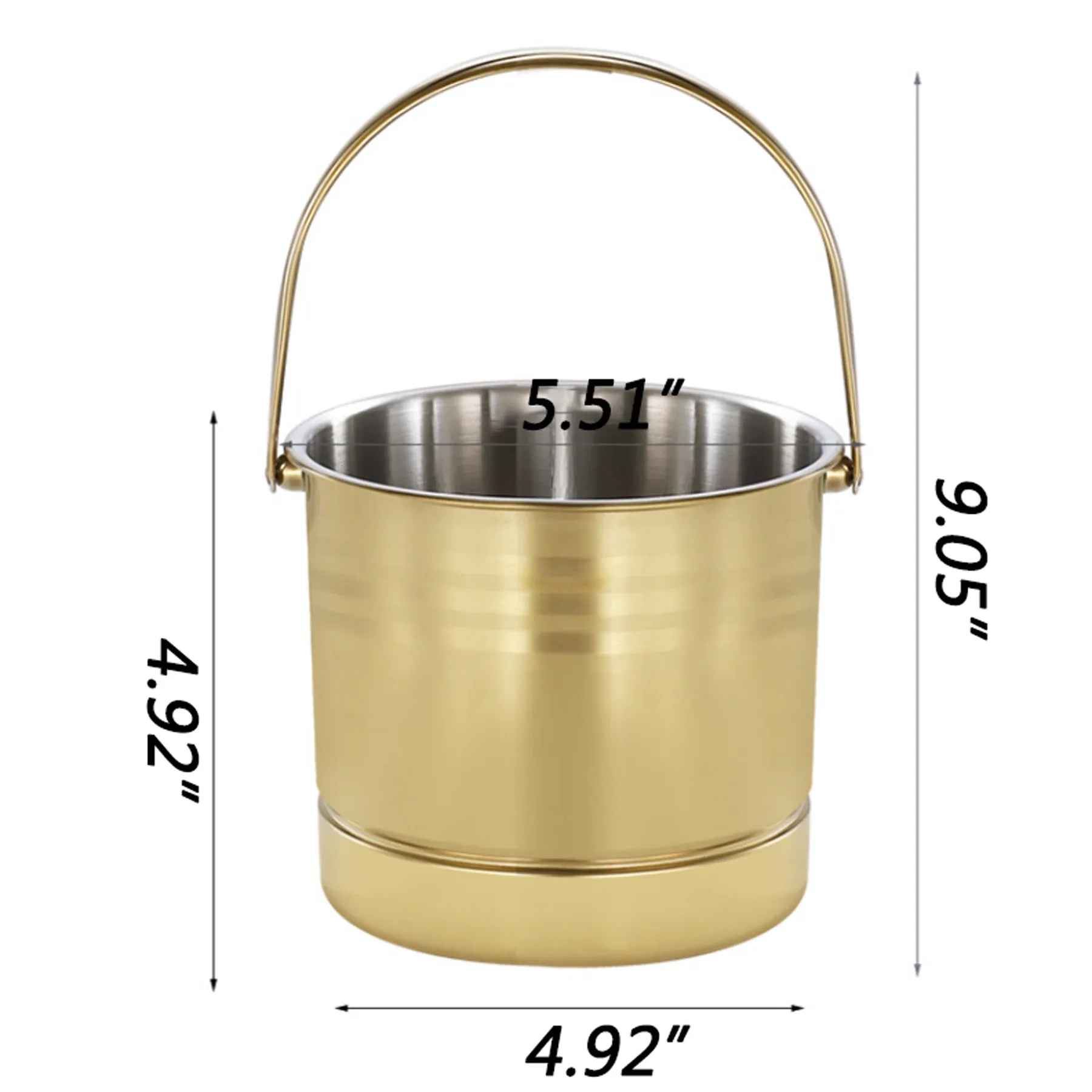 Stainless Steel Bucket Ice Container 4