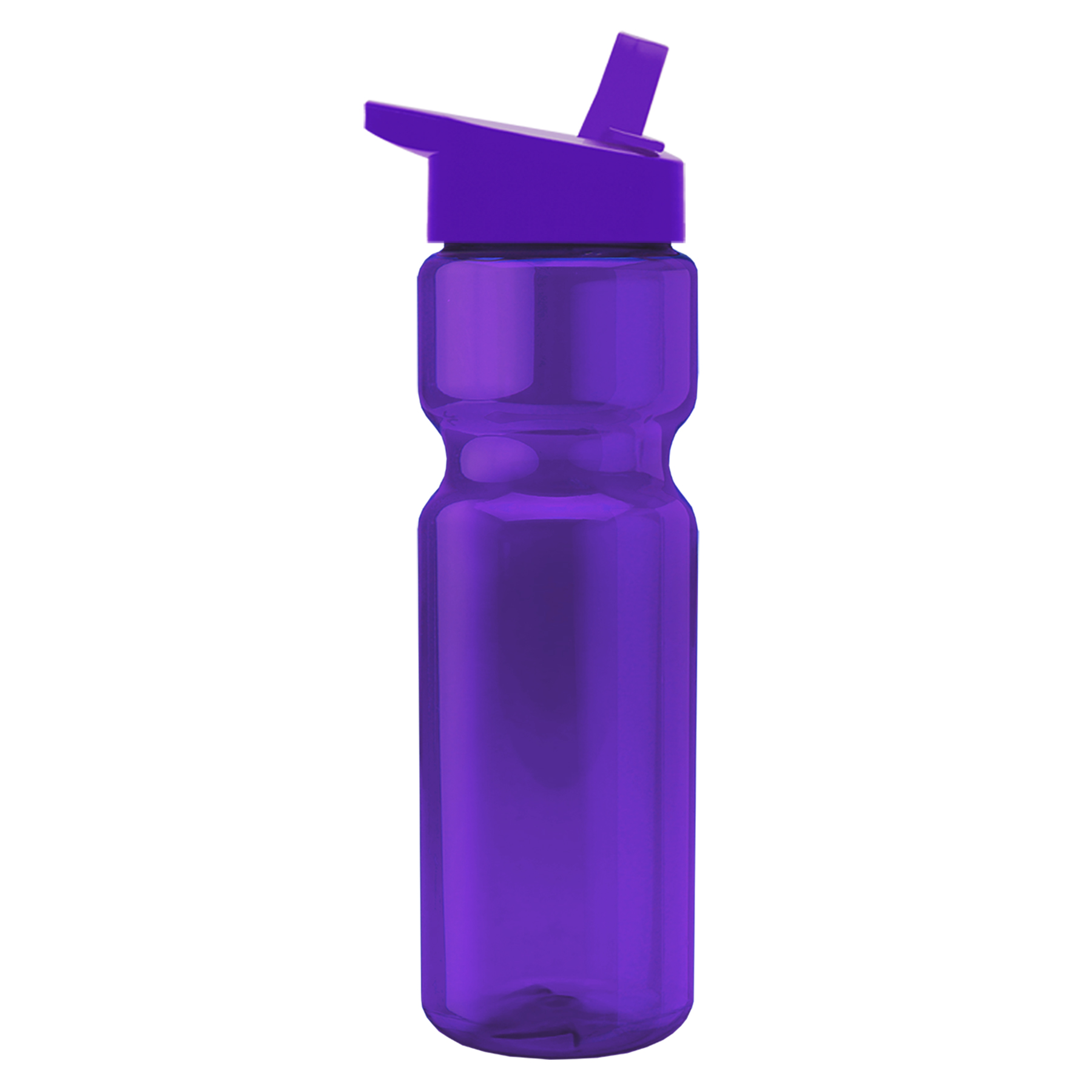 Champion - 28 oz. Transparent Bottle with Flip Straw Lid 27