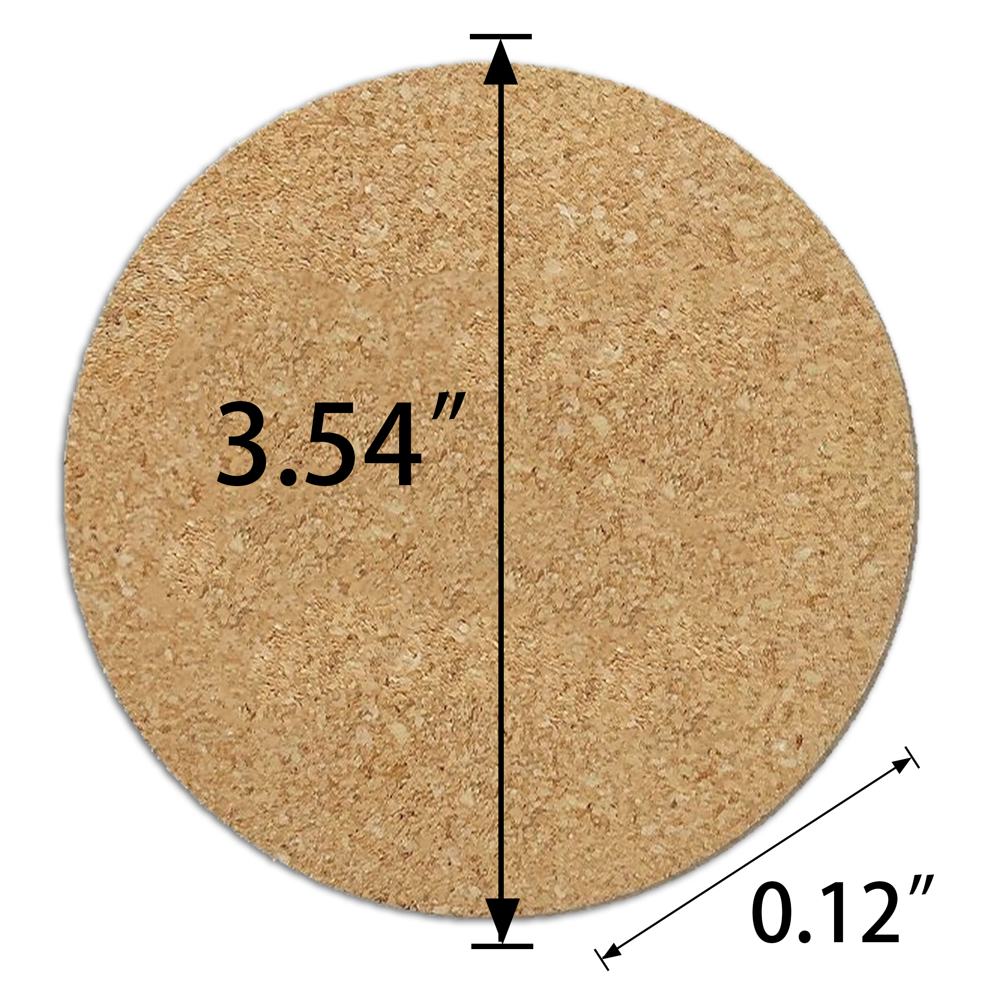 Customized Pattern Cork Square and Round Coasters 3