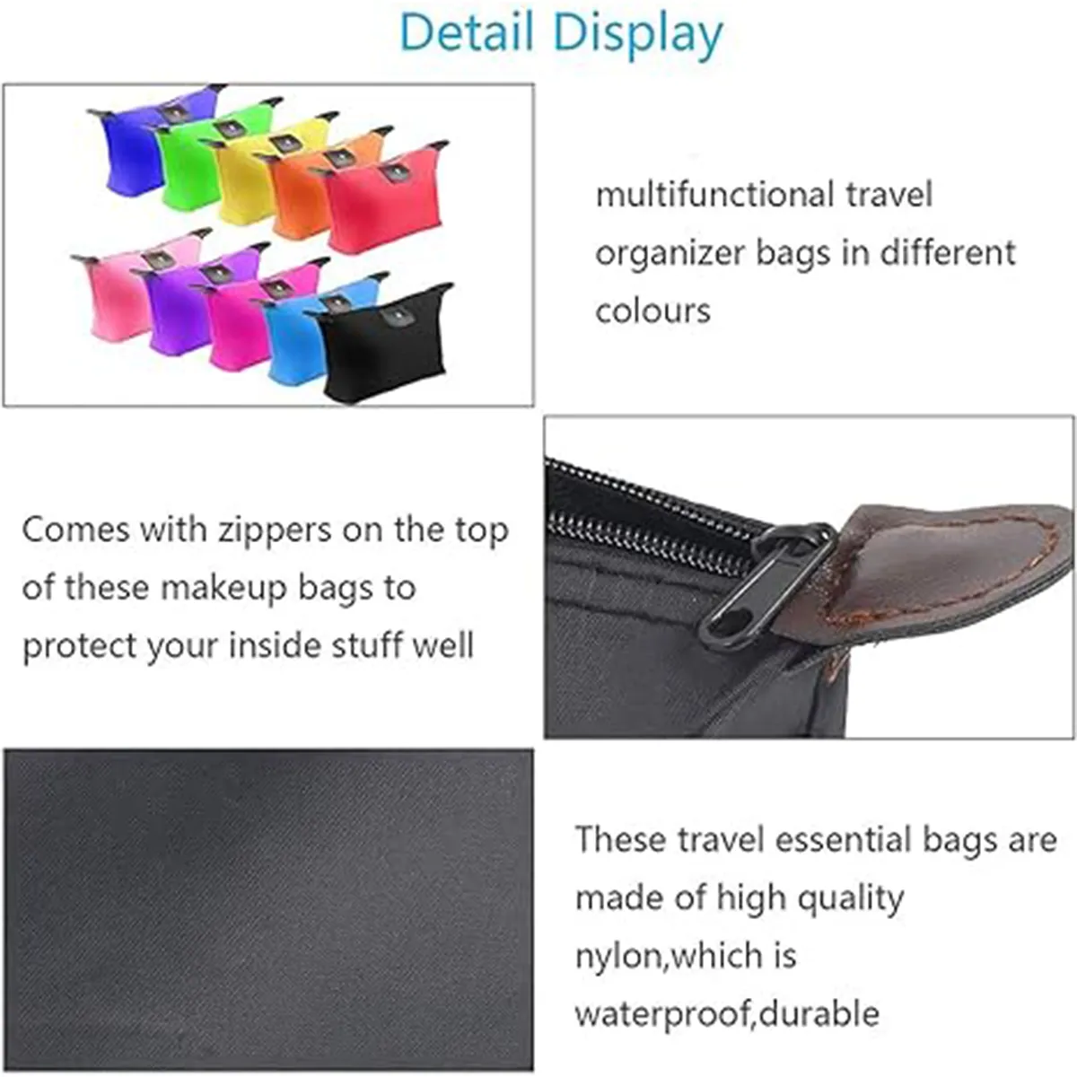 Multifunction Waterproof Dumpling Unique Cosmetic Bag 3