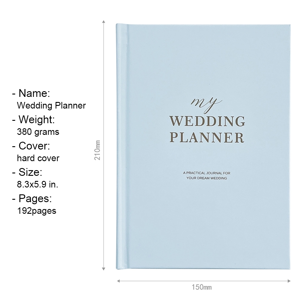 A5 Hard Cover Wedding Planner 6