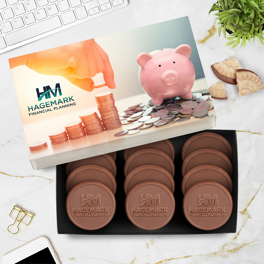 Gourmet 12-Piece Chocolate Shortbread Cookie Gift Set with Luxury Custom Packaging 7