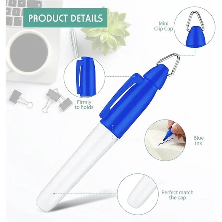 Permanent Markers with Golf Keychain Clip 3