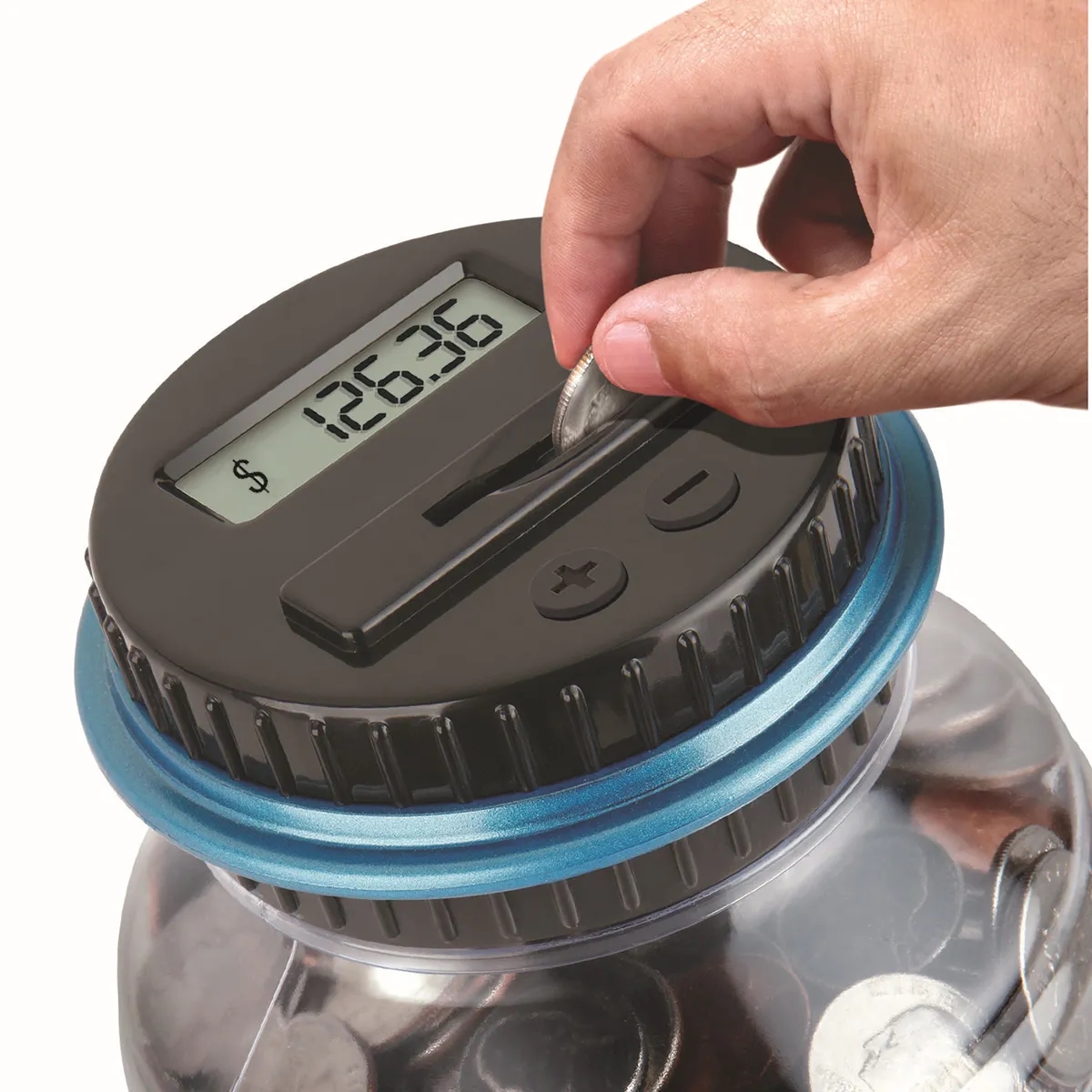 Digital Piggy Bank with LCD Counter 2