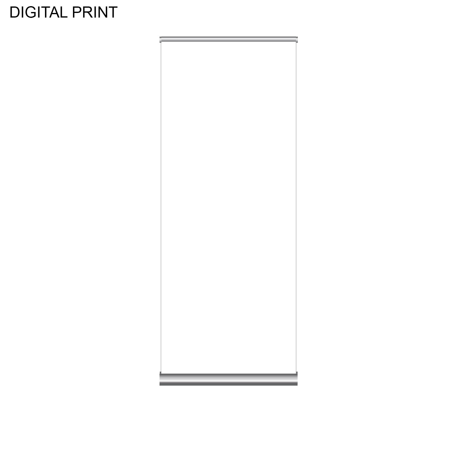 Sublimated Heavy Fabric Deluxe Wide Base Retractable Pull Up Banner, Stand and Bag, 33.5x79 3