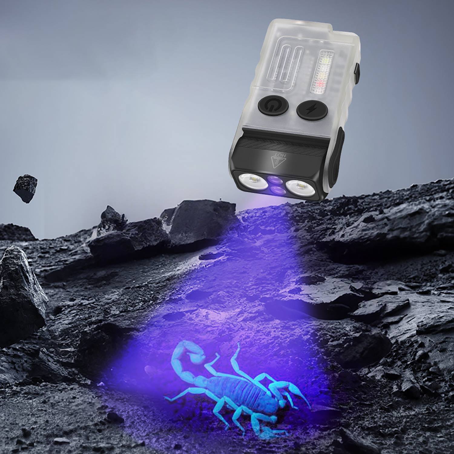 Adjustable Aluminum EDC Flashlight w/ Magnetic Base 2