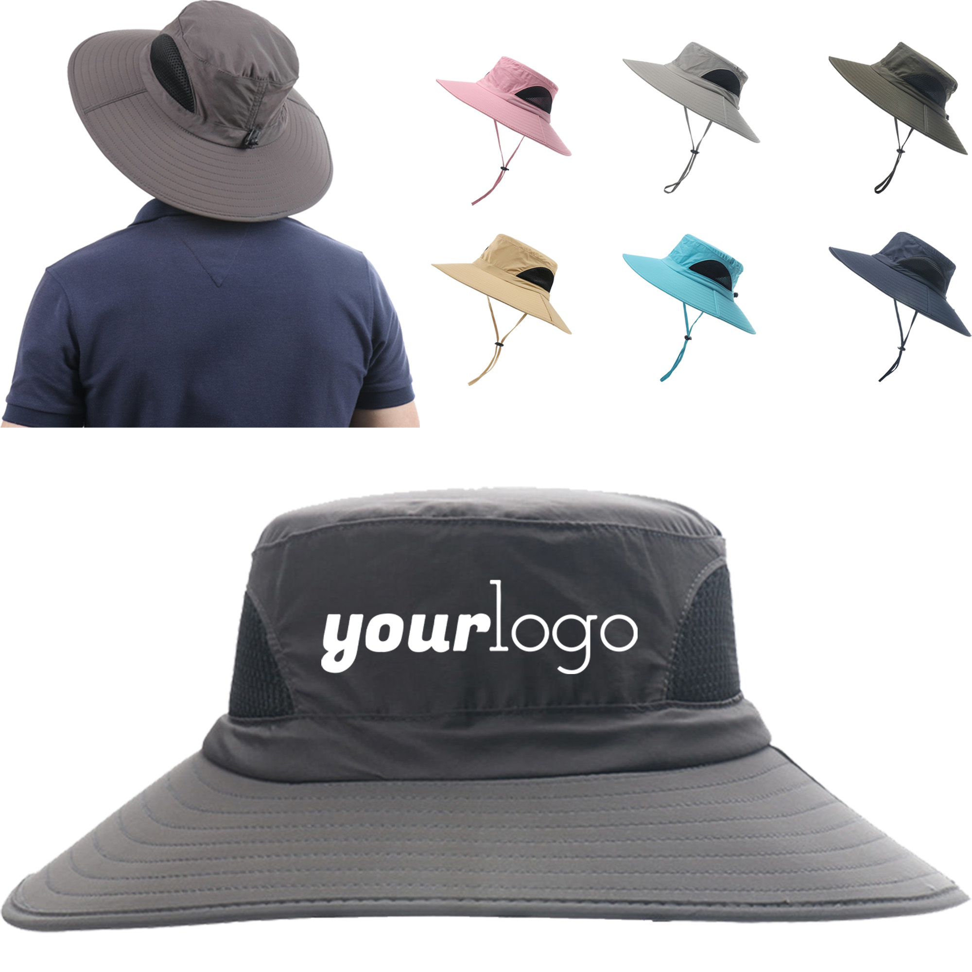 Outdoor Sun Hat with Wide Brim 2