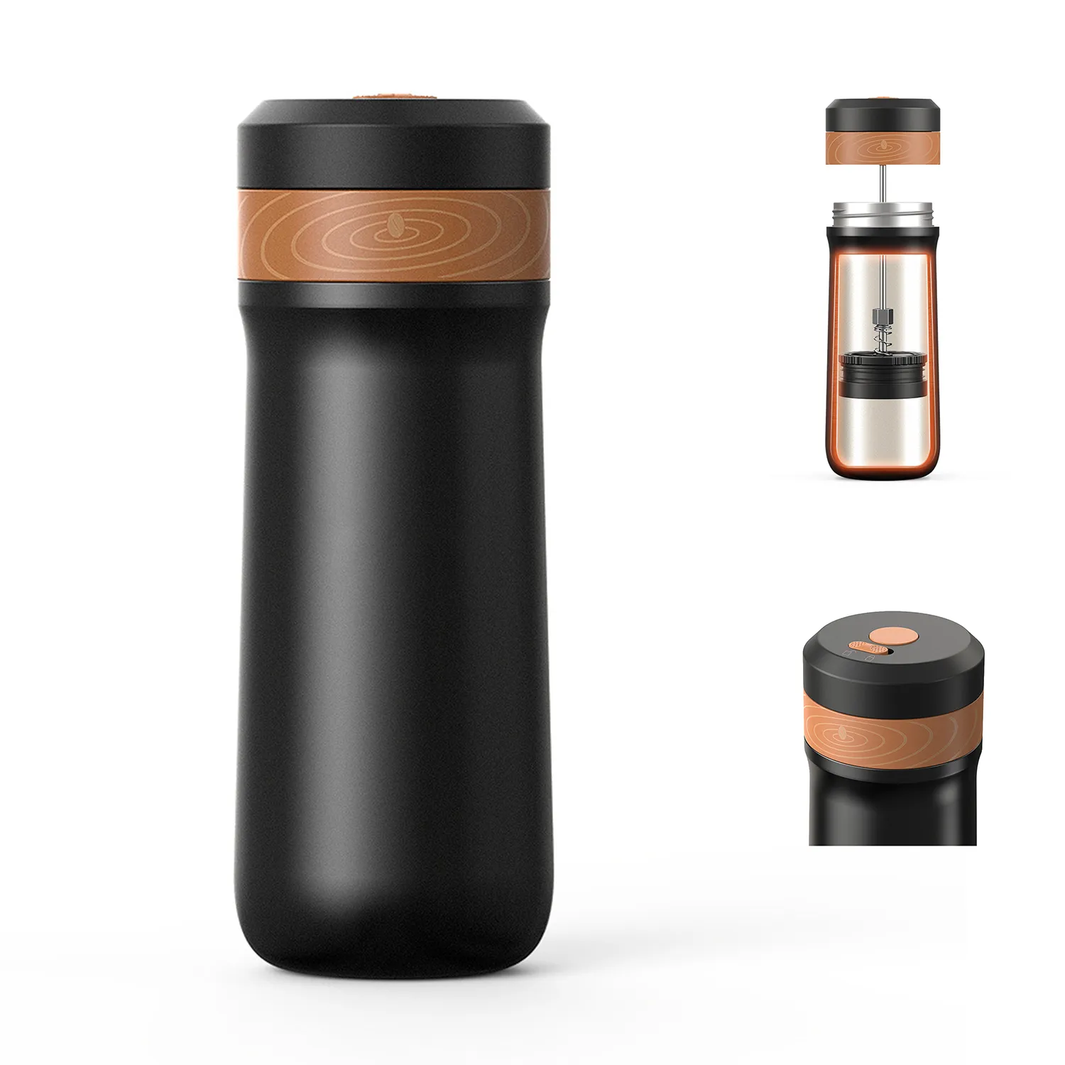 Portable French Press Coffee Maker 1