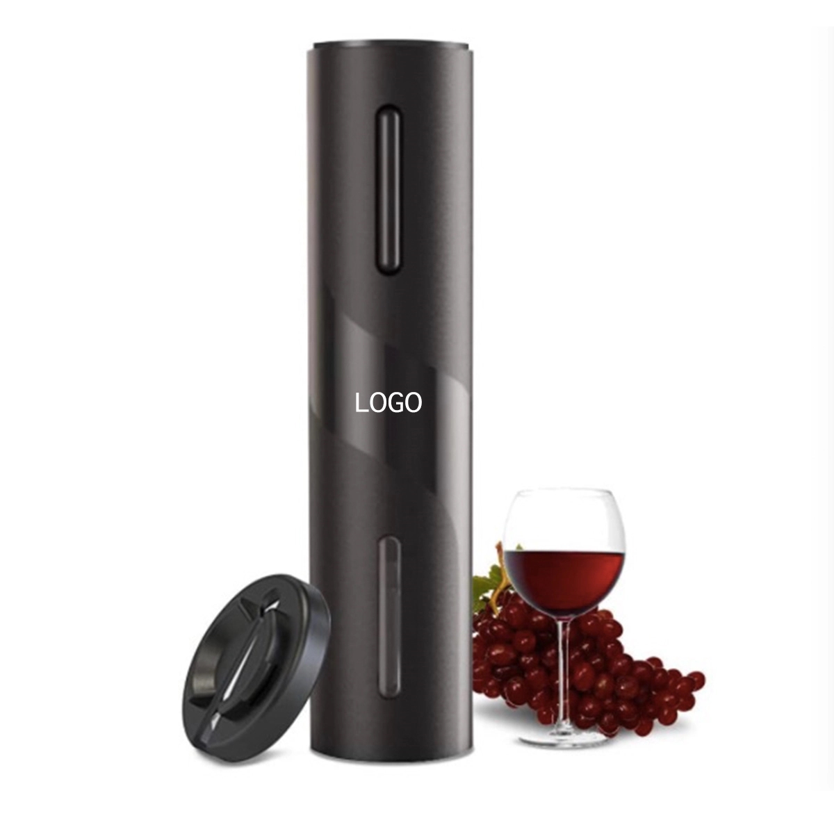 Battery Operated Wine Bottle Openers with Foil Cutter, custom bottle opener with logo imprint 4