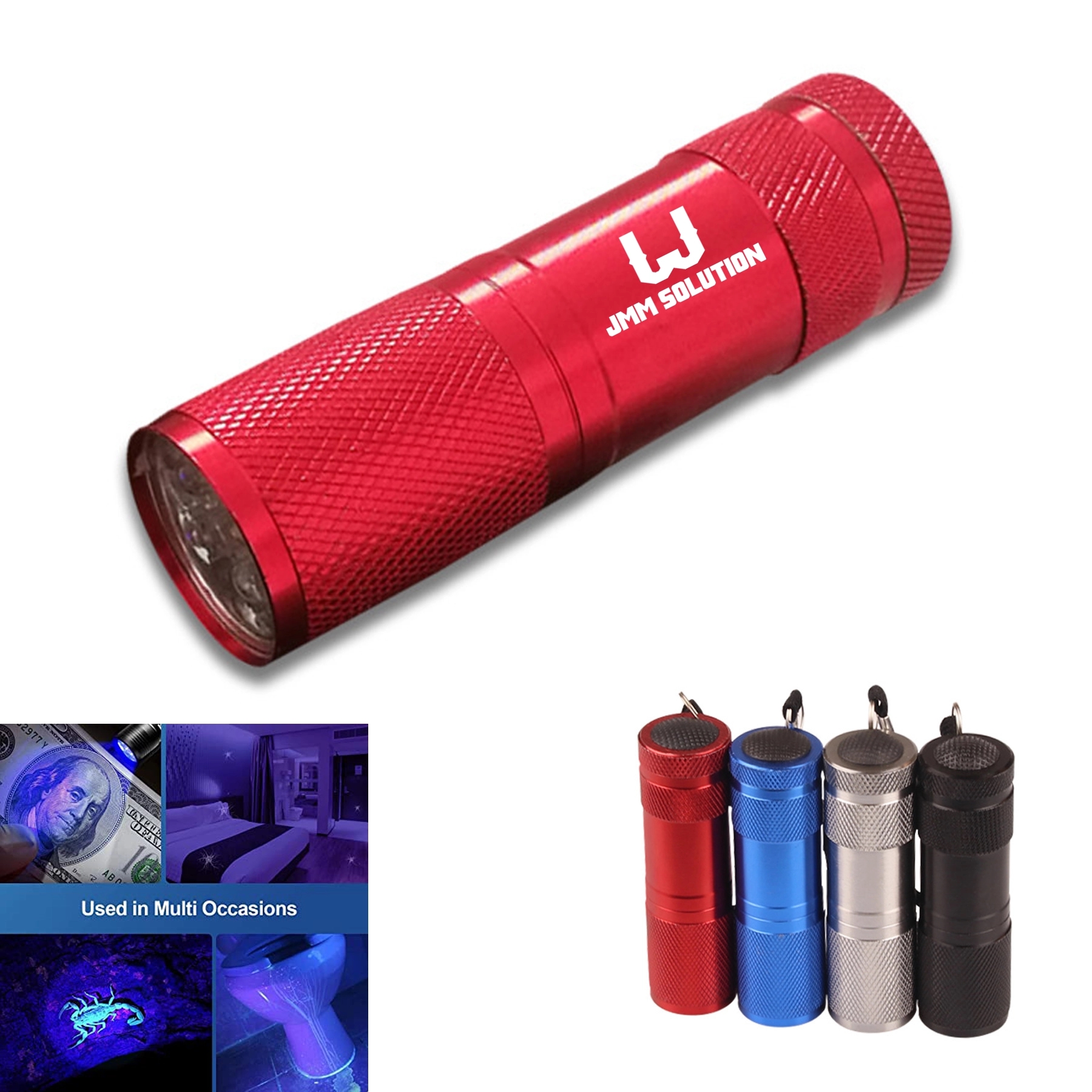 UV Blacklight 9 LED Flashlight 1
