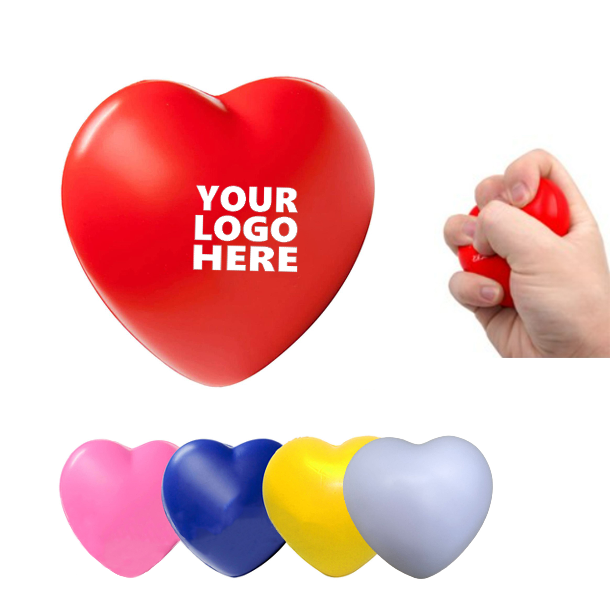 Valentine's Day Heart Stress Balls Toy MOQ 100 2