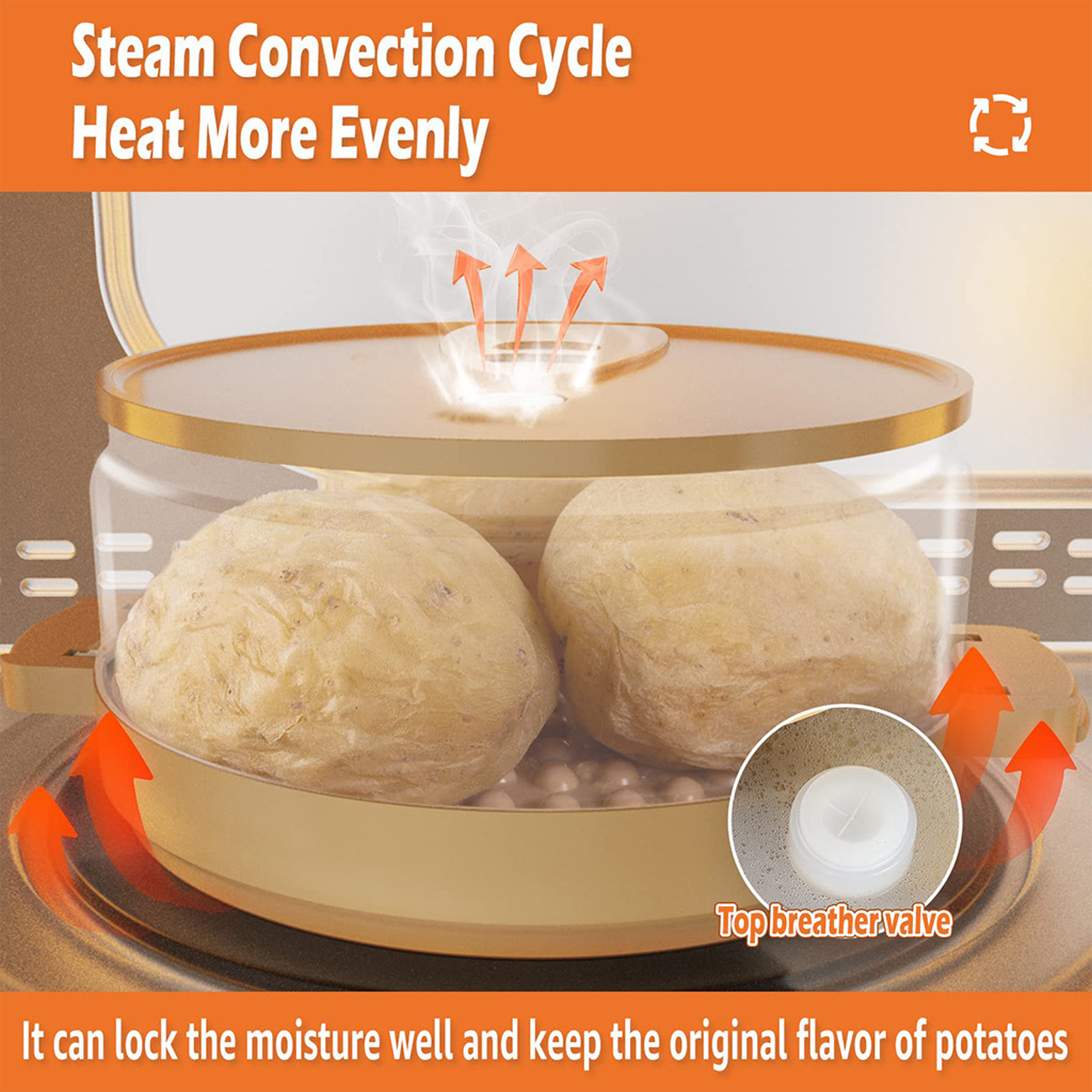 Abs Kitchen Microwave And Potato Oven 3