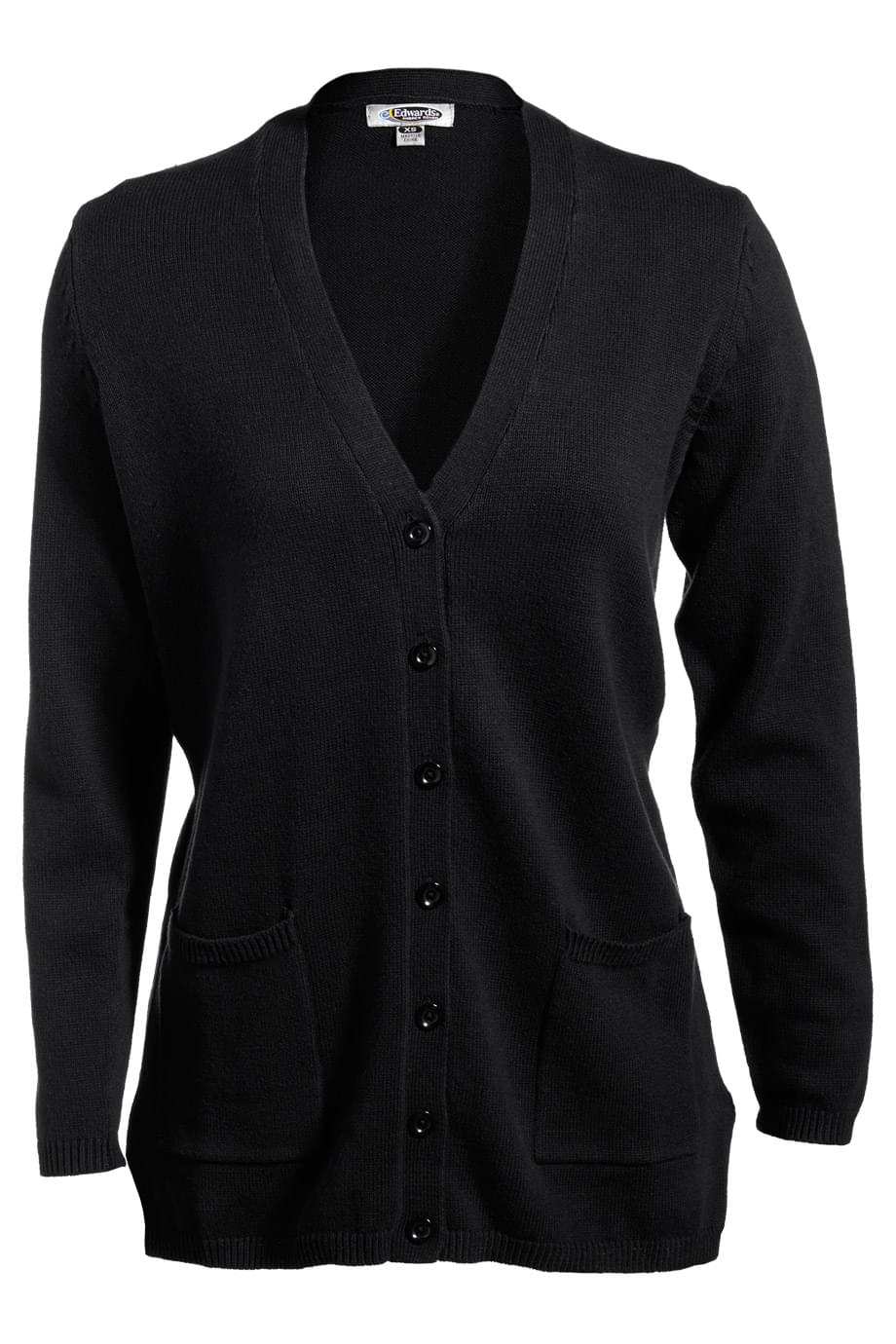 Cotton Blend Ladies Long Cardigan