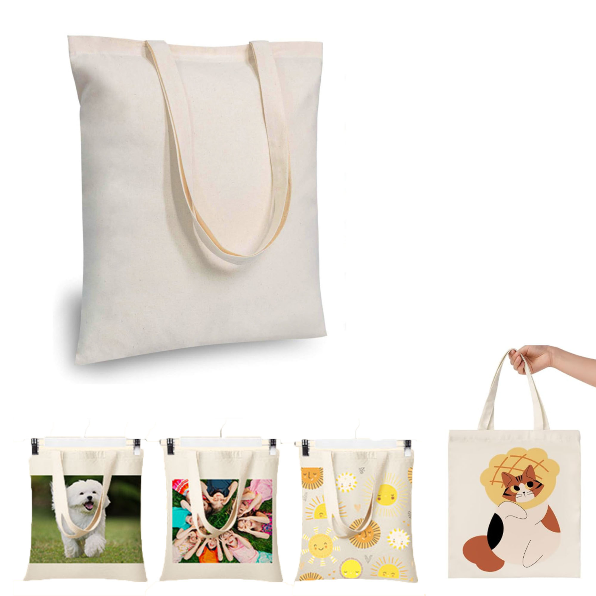 Canvas Tote Bag, custom tote bag with logo imprint 1