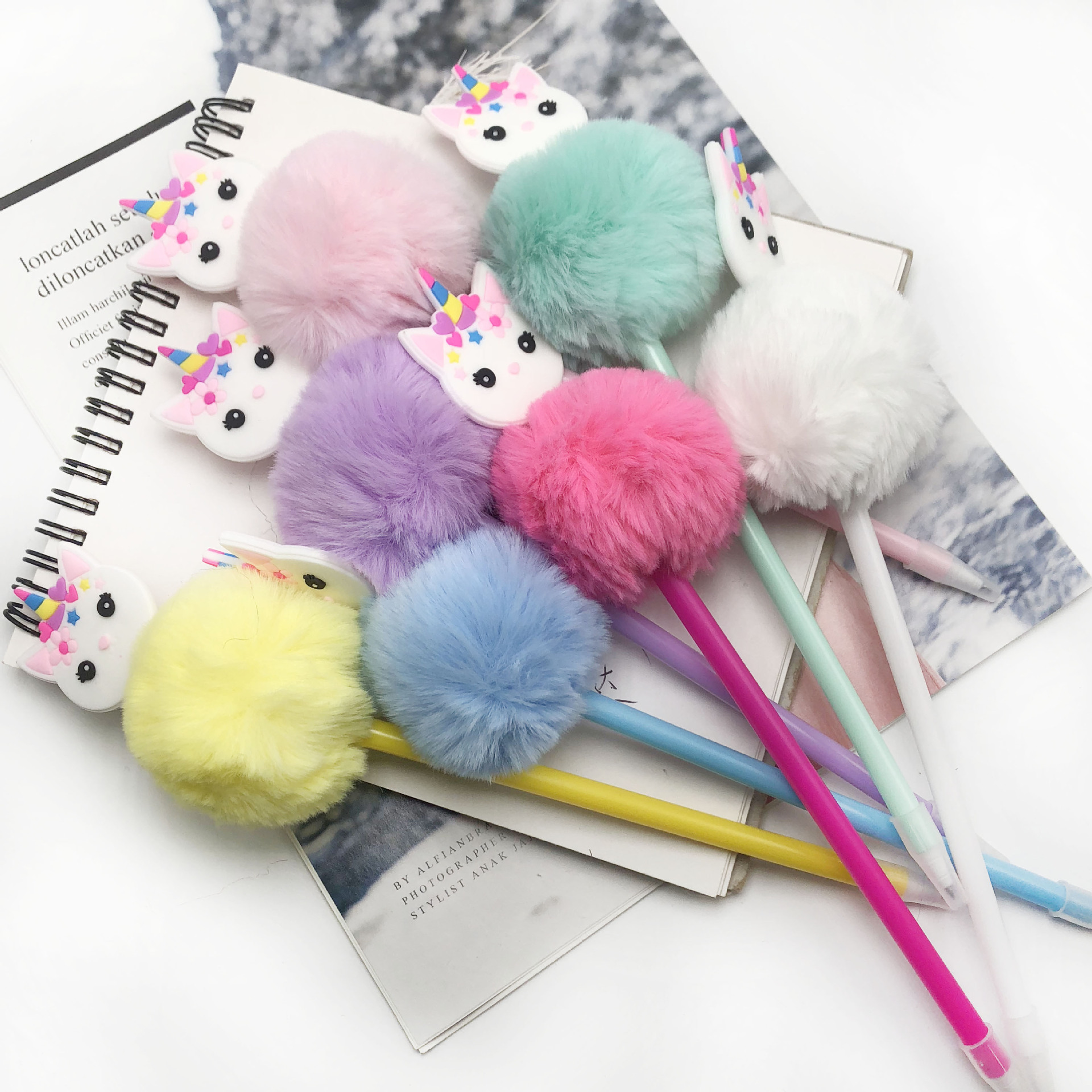 Fluffy Ballpoint Pens 2