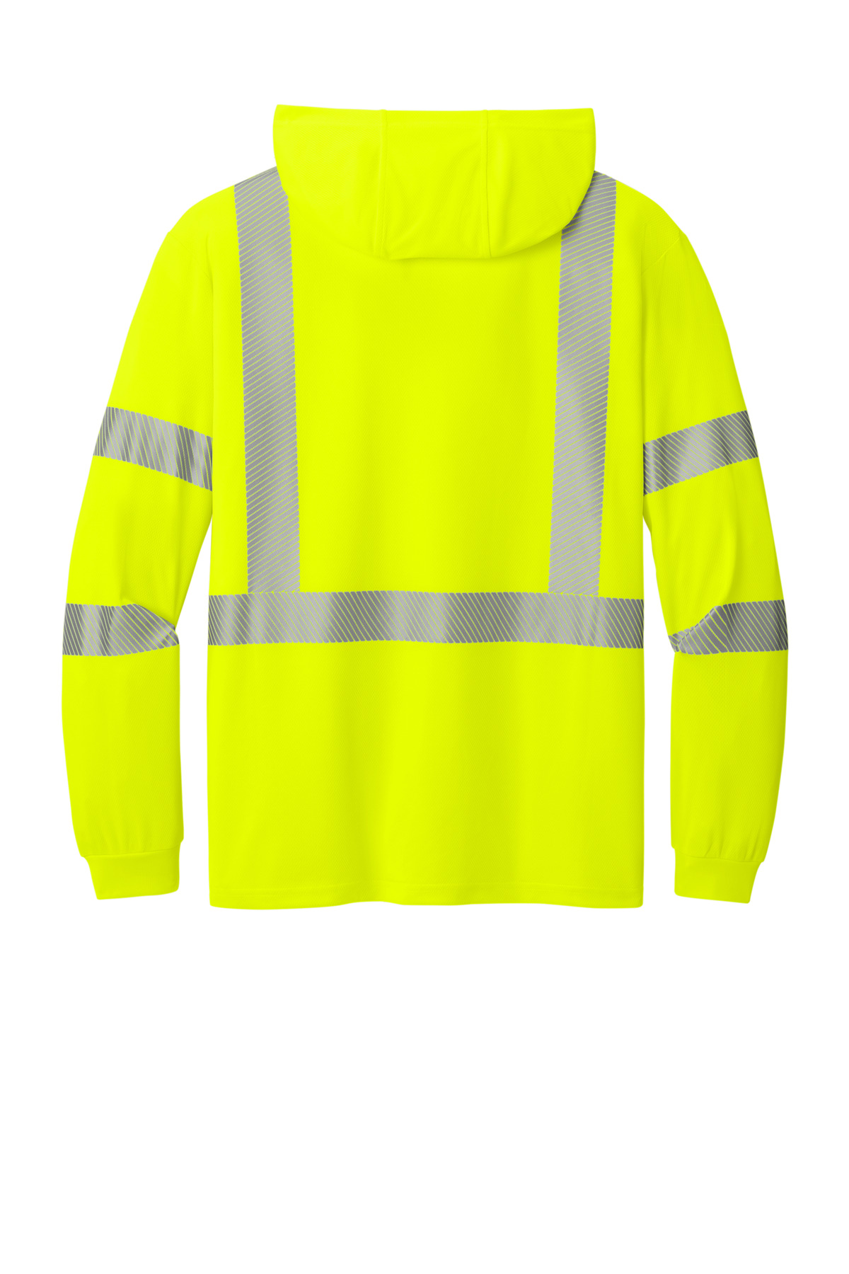 CornerStone ANSI 107 Class 3 Long Sleeve Segmented Tape Hooded Tee CS208 3