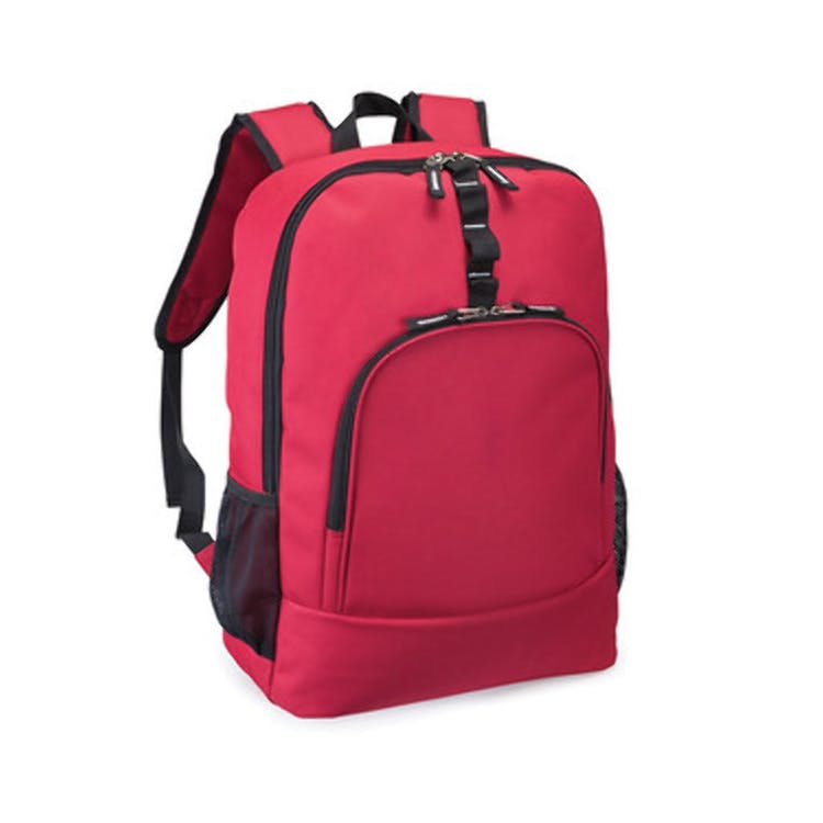 18" Classic Computer Backpacks - Red Padded Back Panel 2