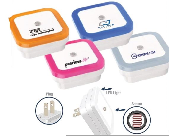 LED Plug In Light Sensor Night Light 2