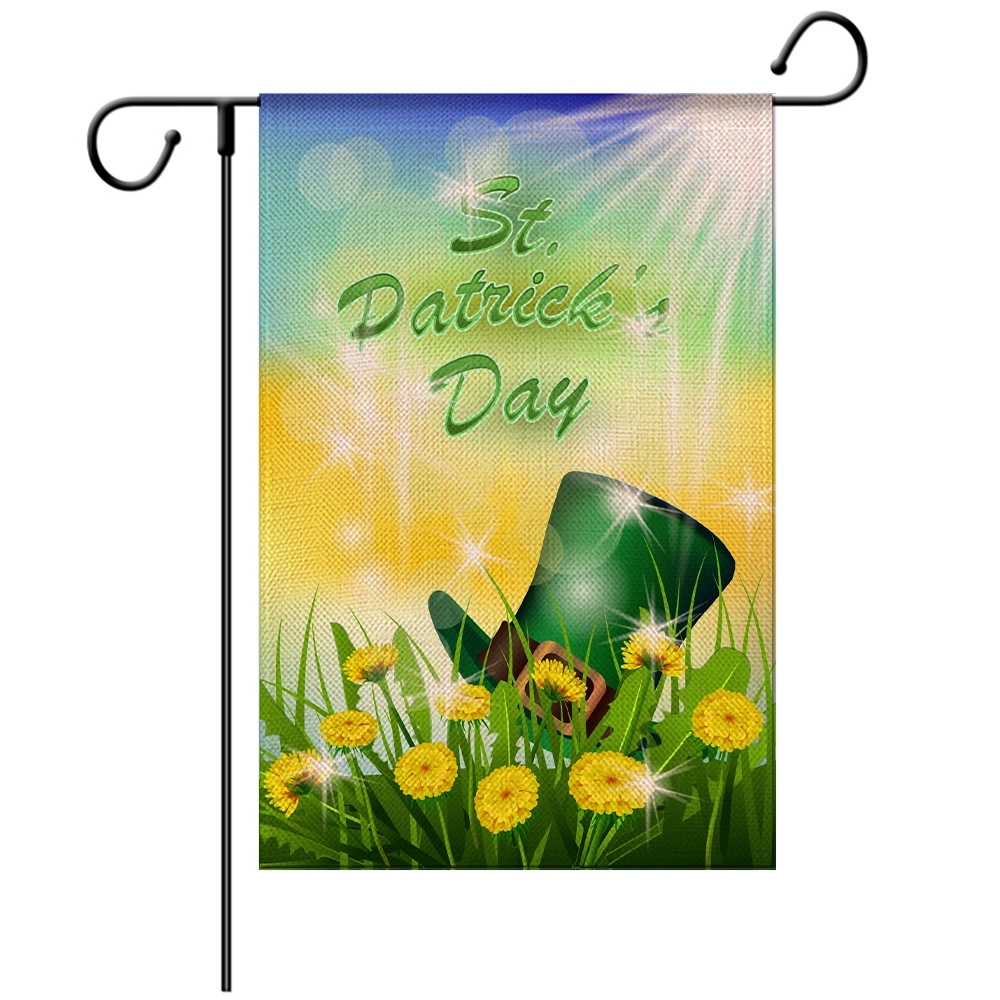 Happy St Patricks Day House Garden Flags 2