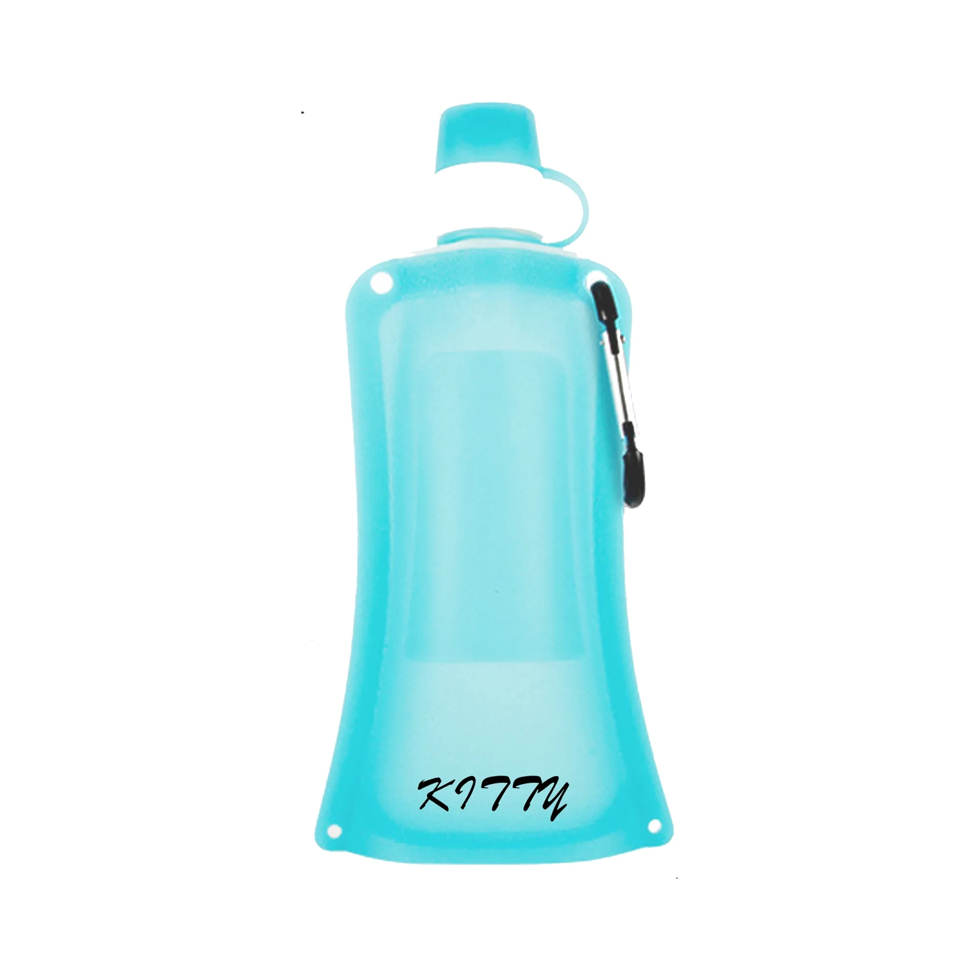 Portable Foldable Silicone Water Bottle For Outdoor Sports 3