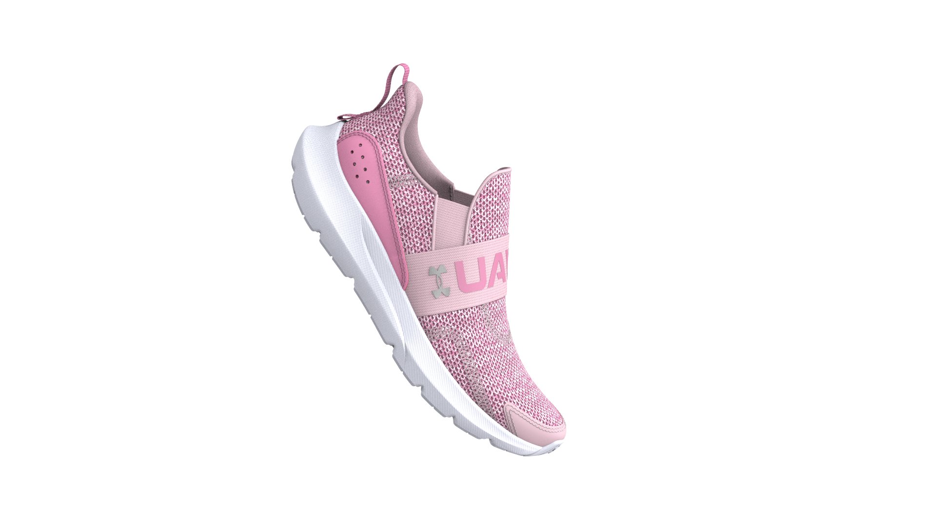 UA Surge 3 Slip Girls' Pre-School Running Shoes 9