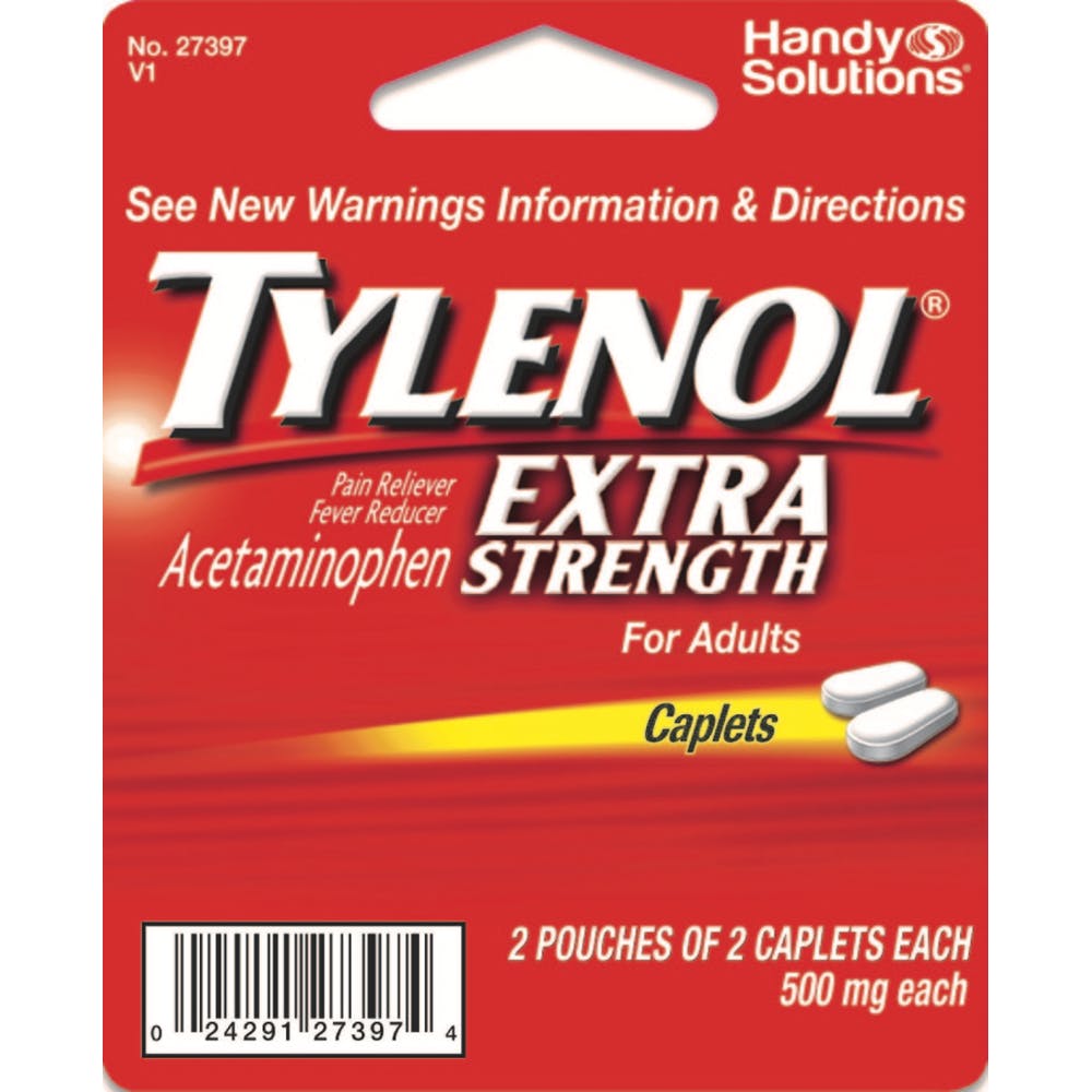 Tylenol Extra Strength - 4 Pack 500 mg 2