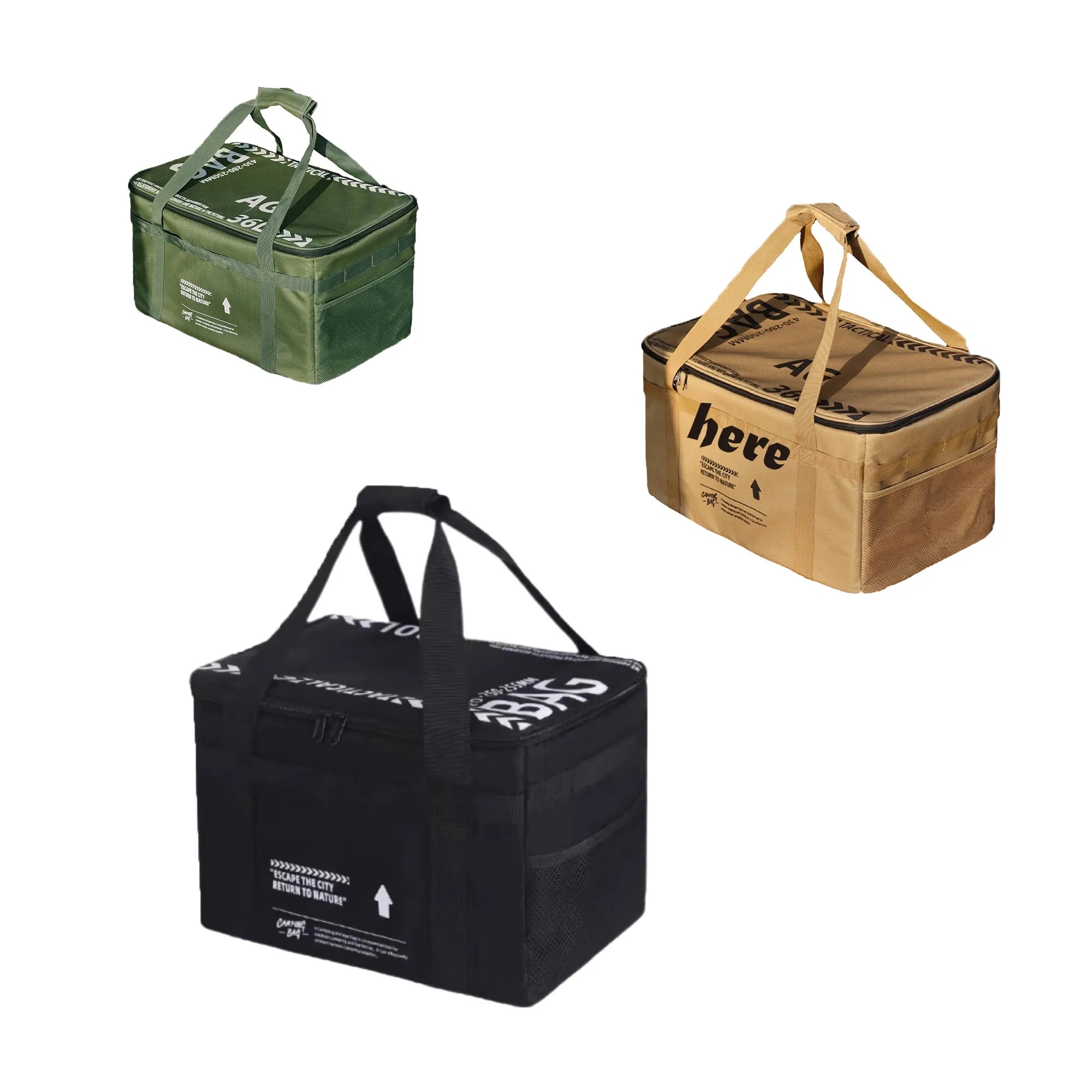 Insulated Oxford Outdoor Picnic Tote Bag Durable 4