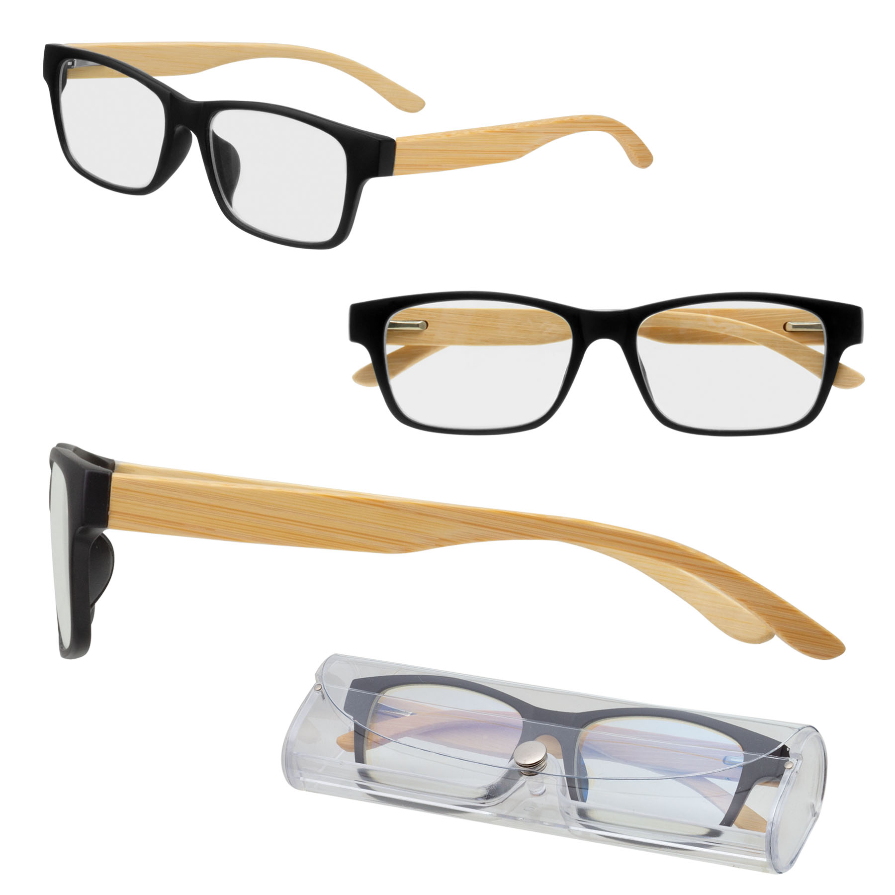 Bamboo Arm Blue Light Glasses 2